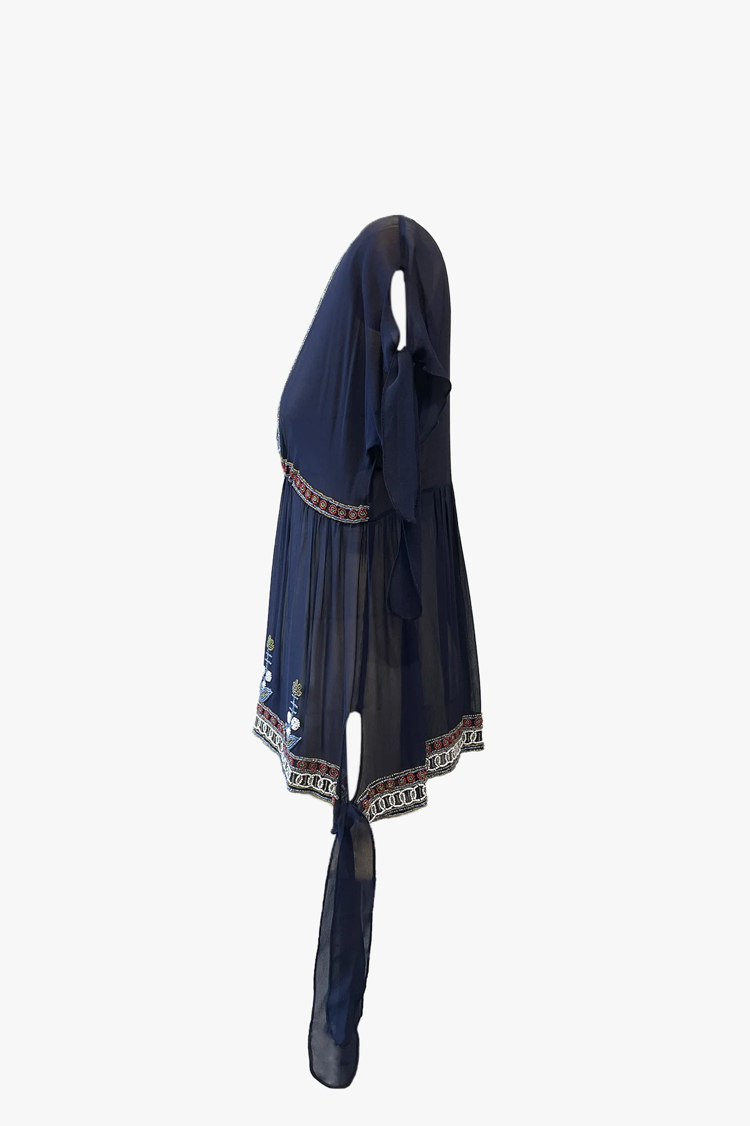 Anna Sui Silk Beaded Top - Image 2