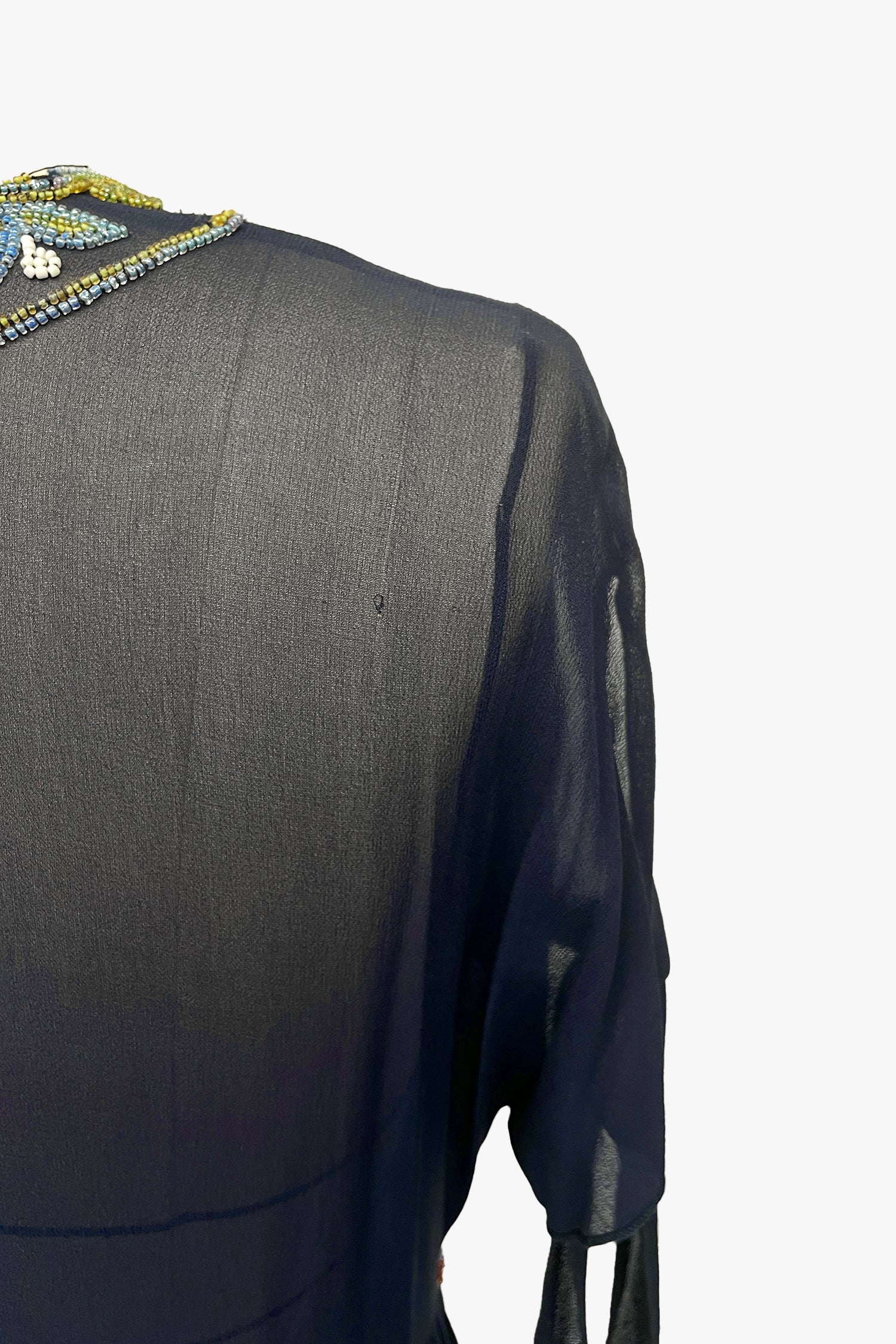 Anna Sui Silk Beaded Top - Image 4