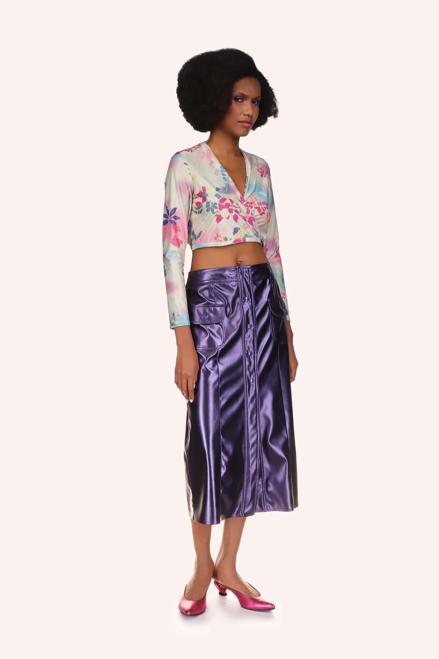 Atlantis Garden Wrap Top - Image 4