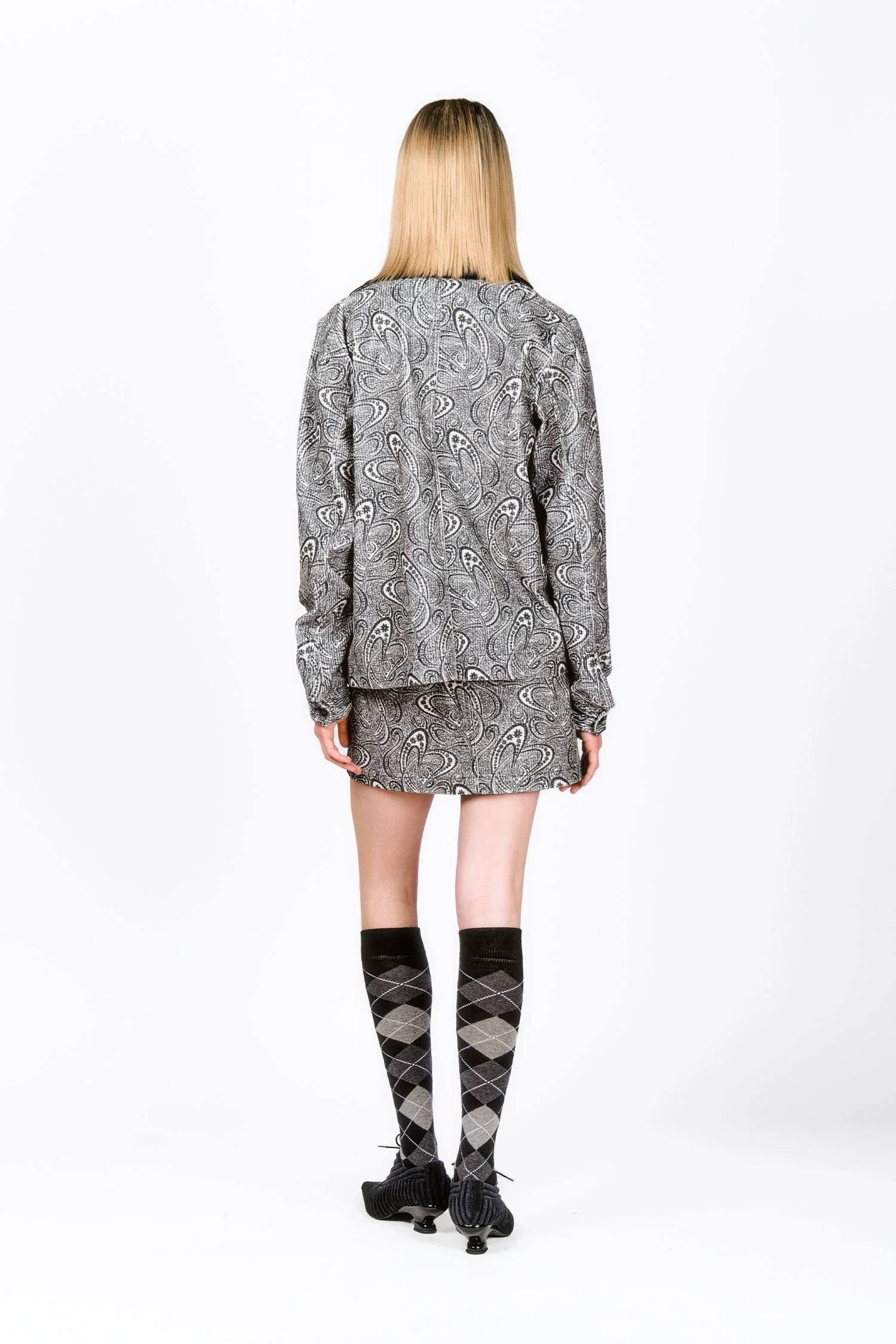 Beardsley Paisley Corduroy Skirt - Image 4