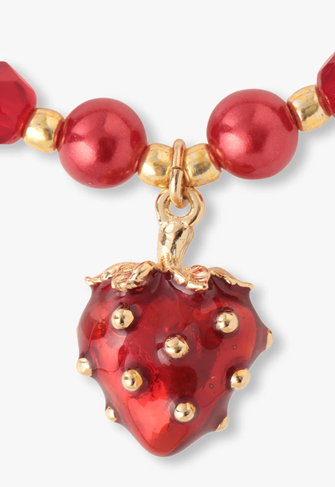 Sweet Strawberry Charm Bracelet - Image 2