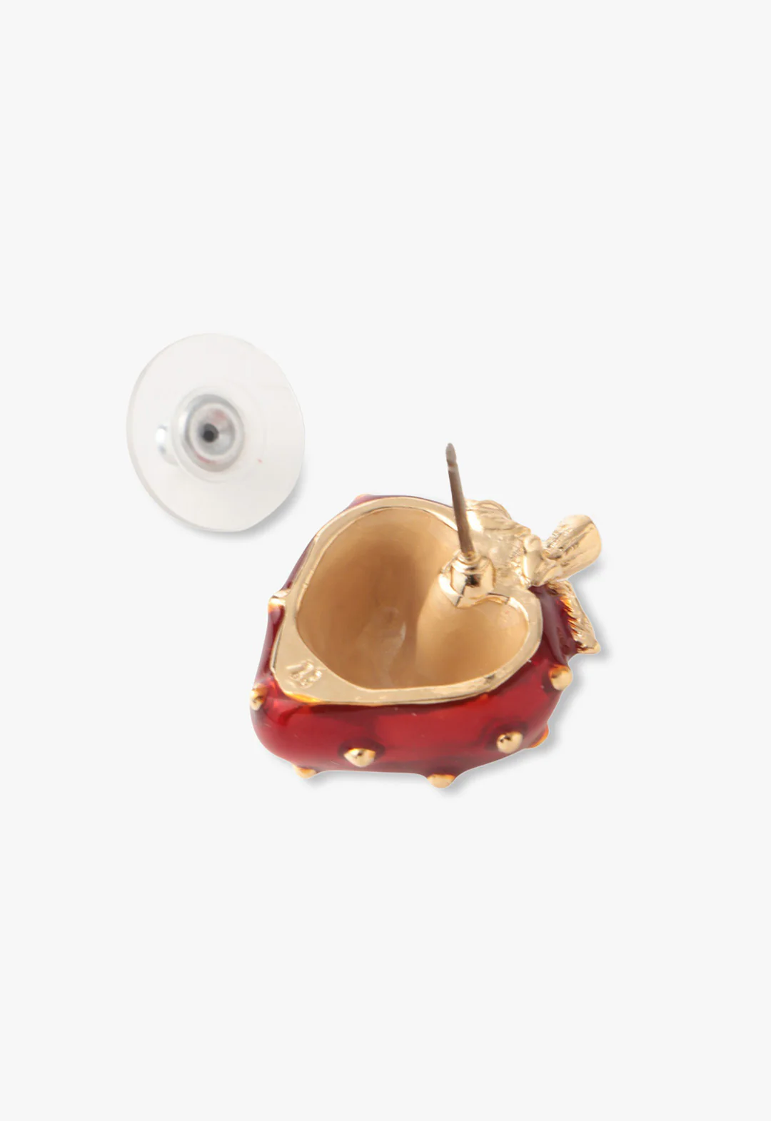Strawberry Stud Earrings - Image 3