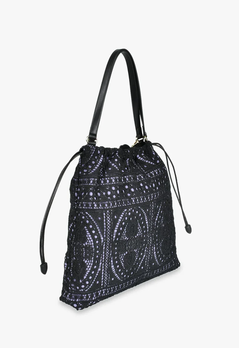 Violet Allure Lace Tote Bag - Image 2