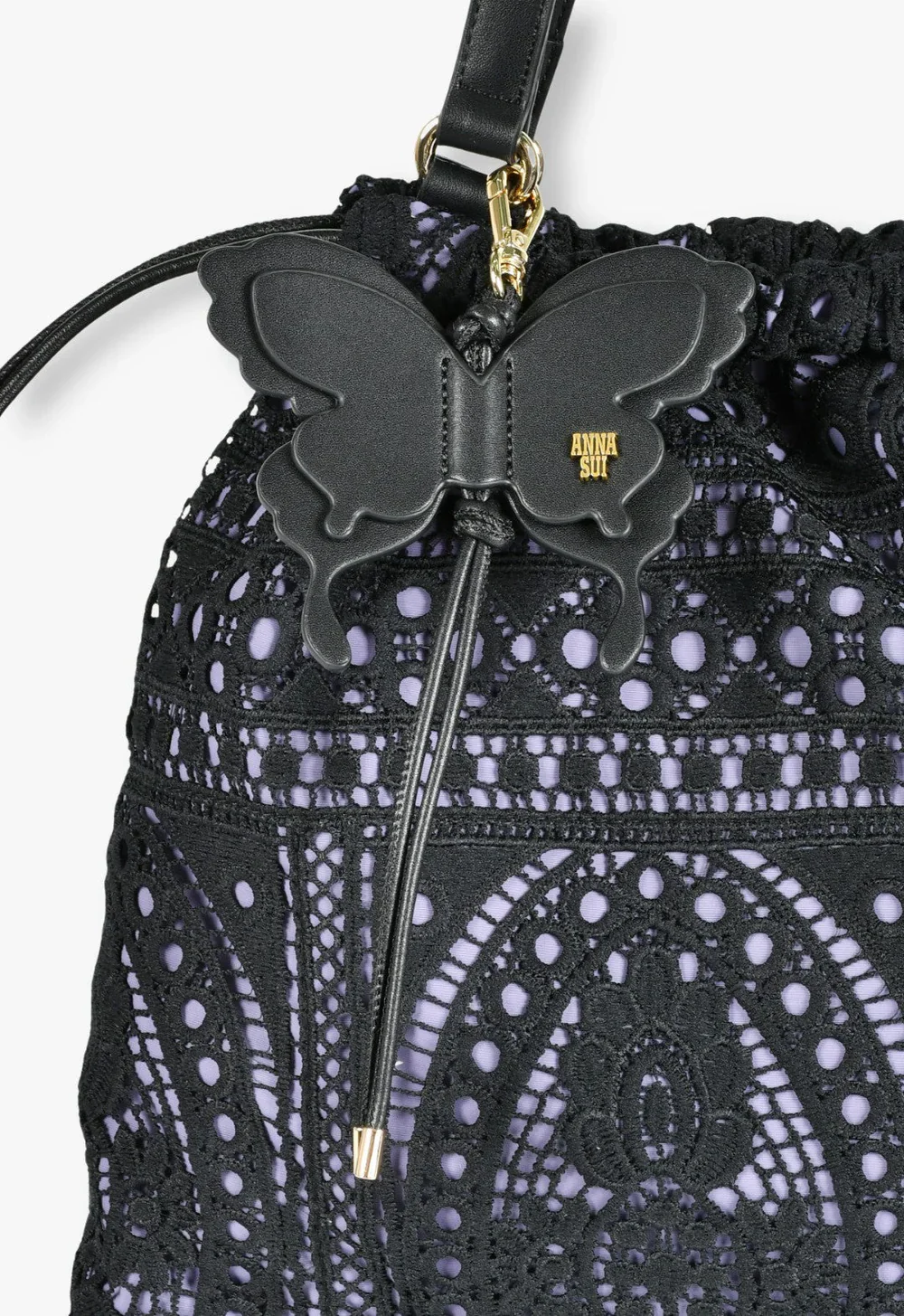 Violet Allure Lace Tote Bag - Image 4