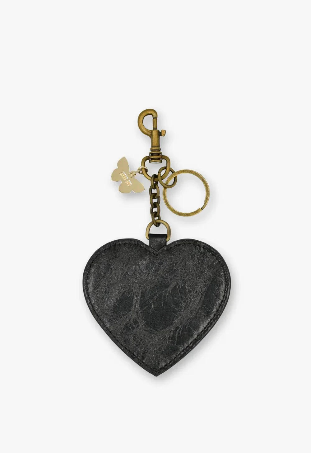 Black Heart Bag Charm - Image 2