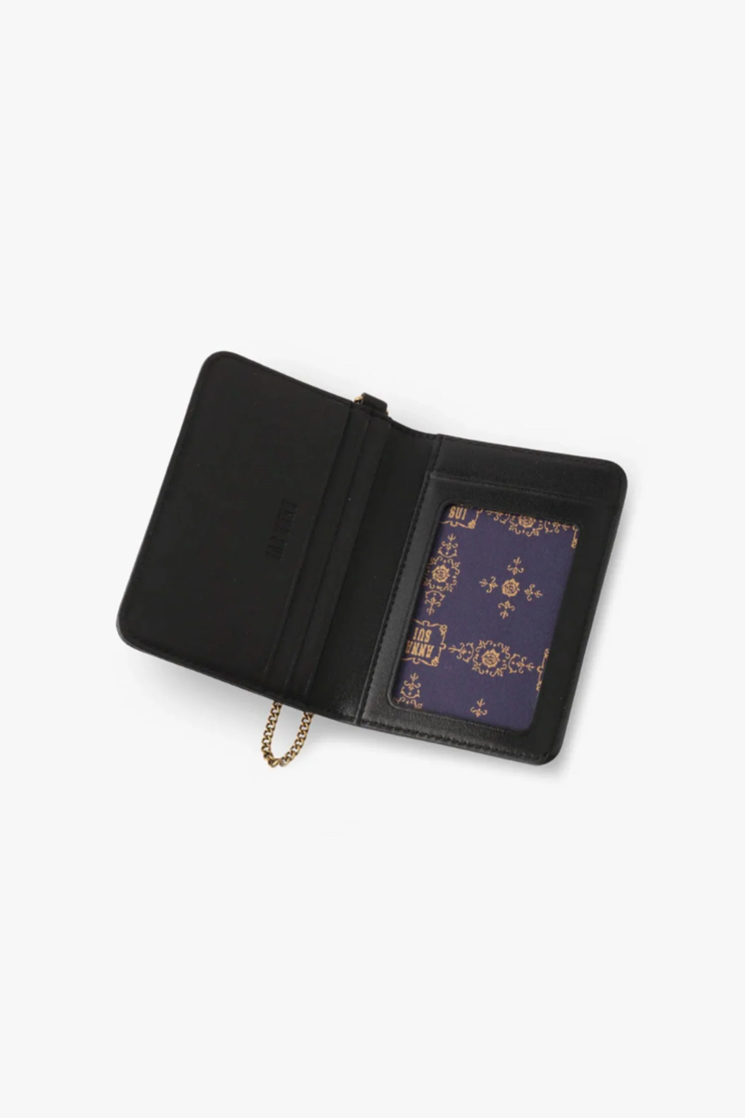 Black Retro Button Pass Case - Image 2