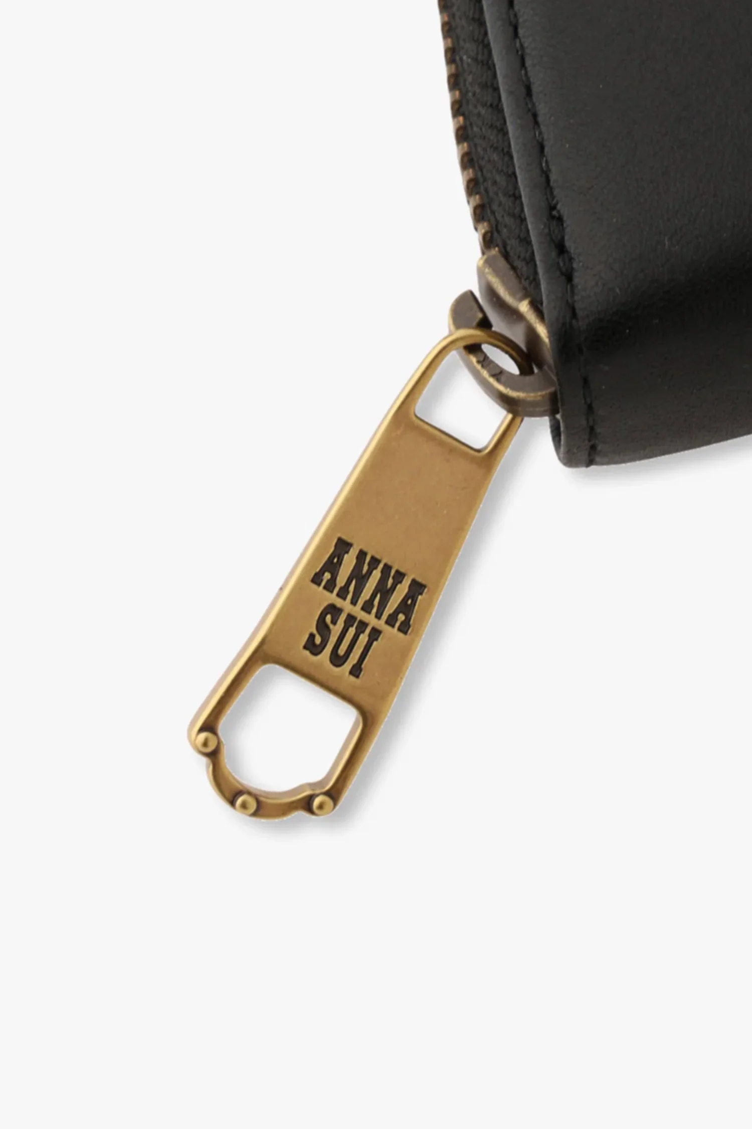 Black Retro Button Wallet - Image 5