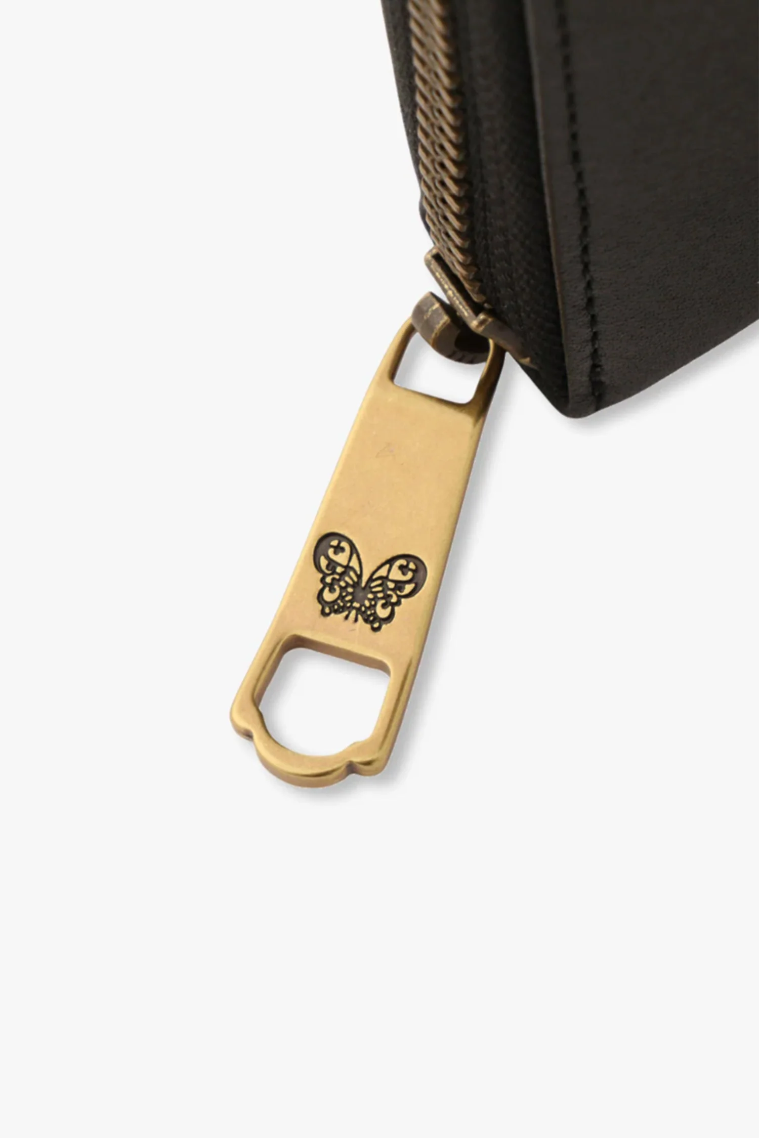 Black Retro Button Wallet - Image 6