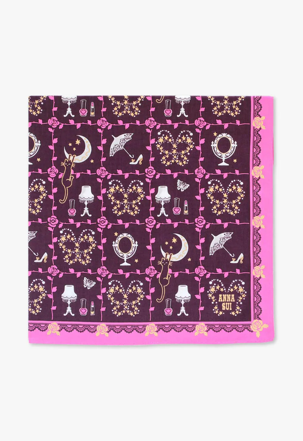 Rose Vine Decor Handkerchief - Image 2