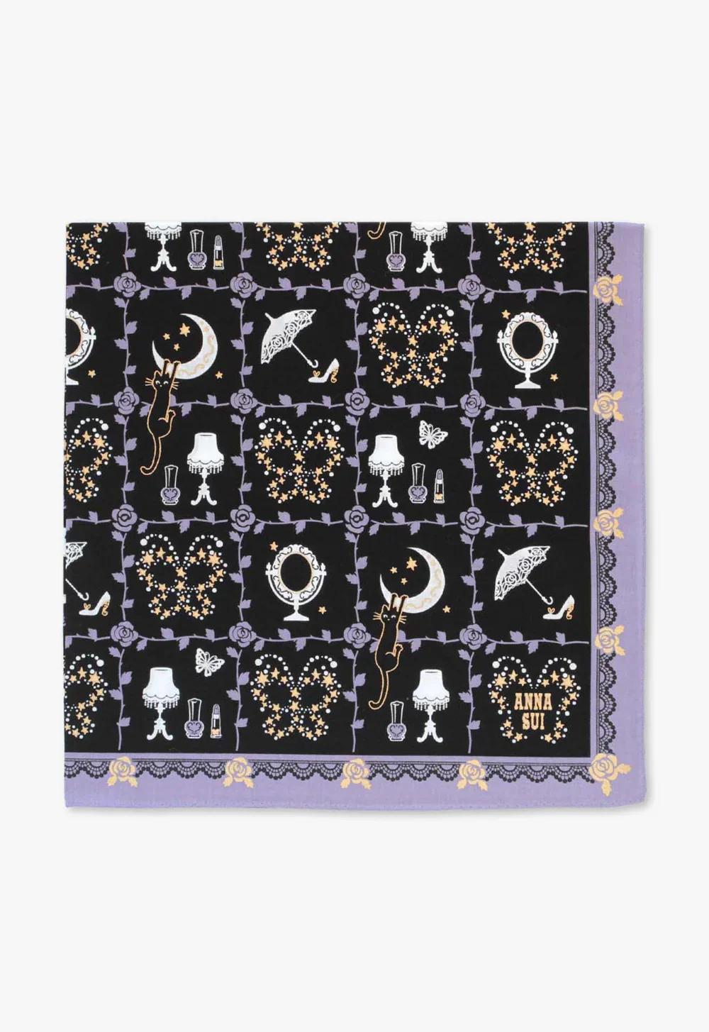 Rose Vine Decor Handkerchief - Image 8
