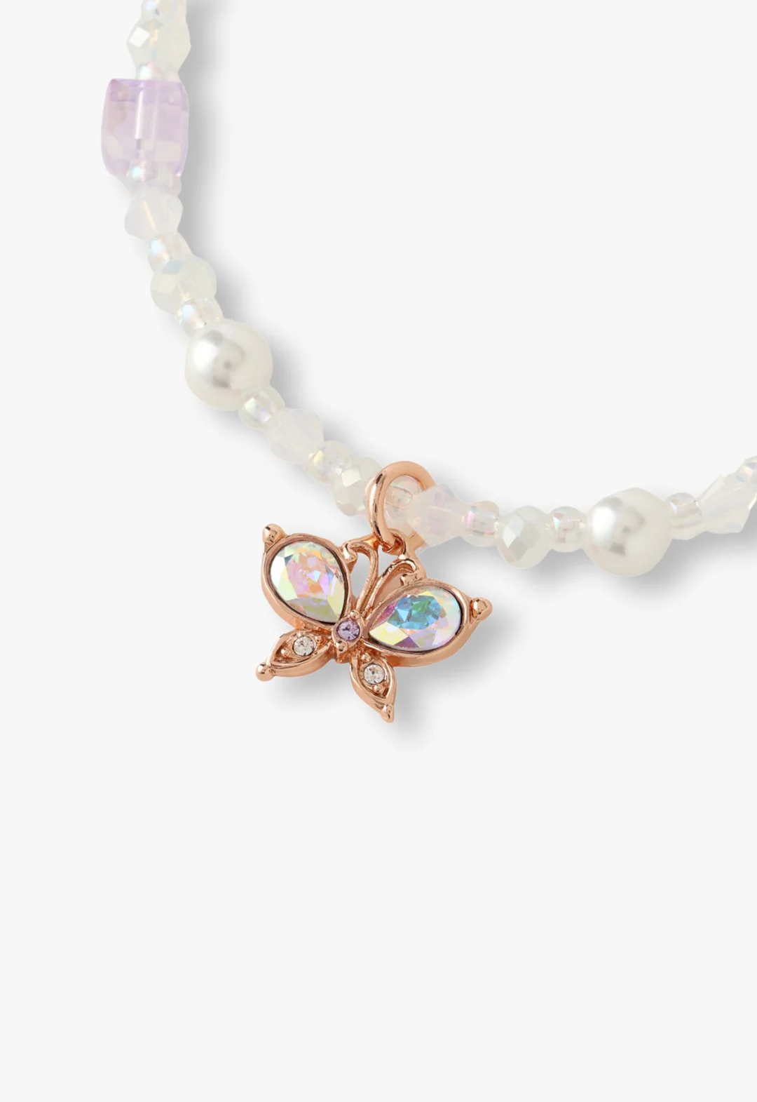 Butterfly Charm Bracelet - Gold - Image 2