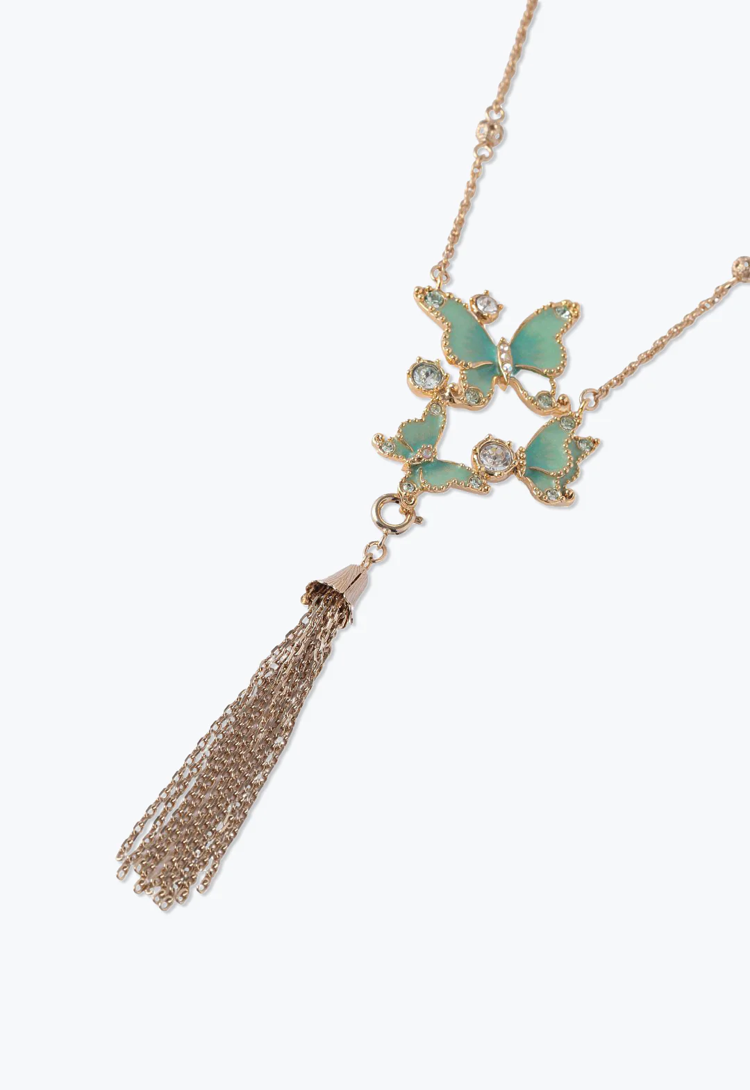 Butterfly Trio Statement Necklace - Image 3