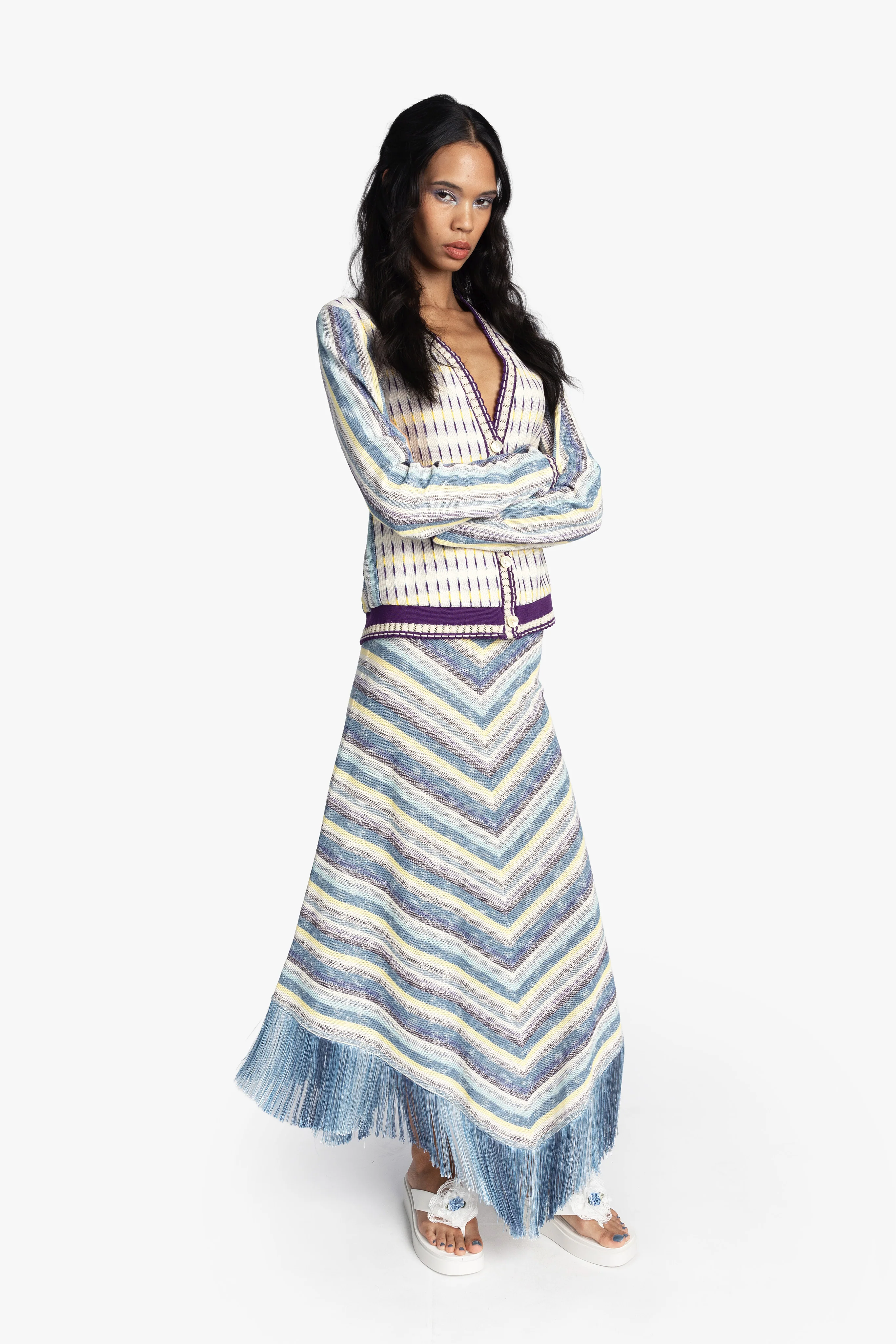 Serape Knit Cardigan - Image 7