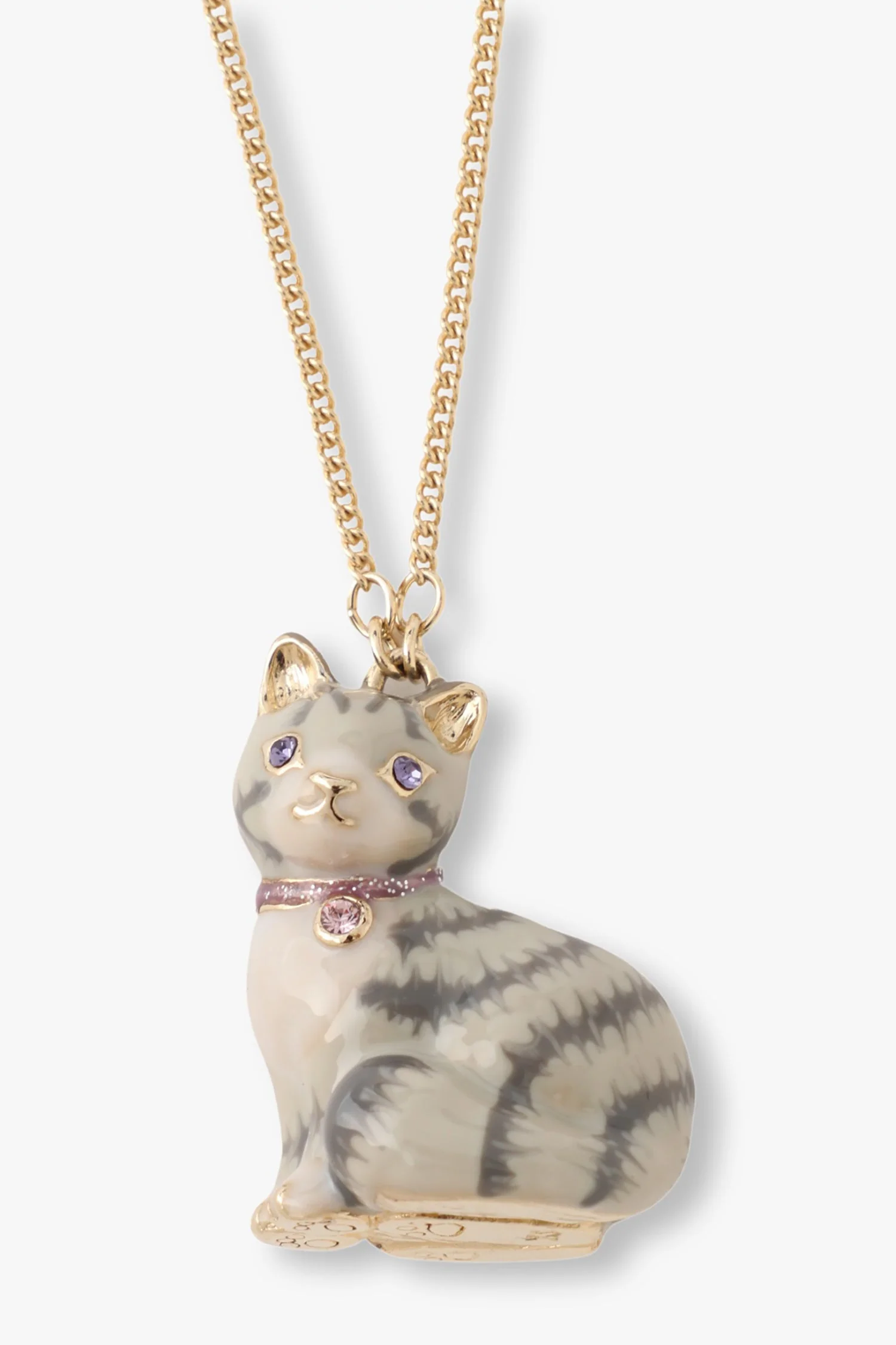 Cat Necklace - Grey Multi - Image 2