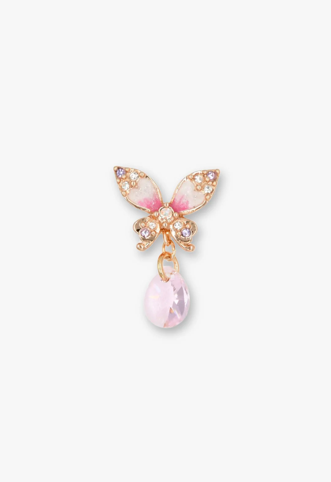 Crystal Bloom Butterfly Earrings - Image 3