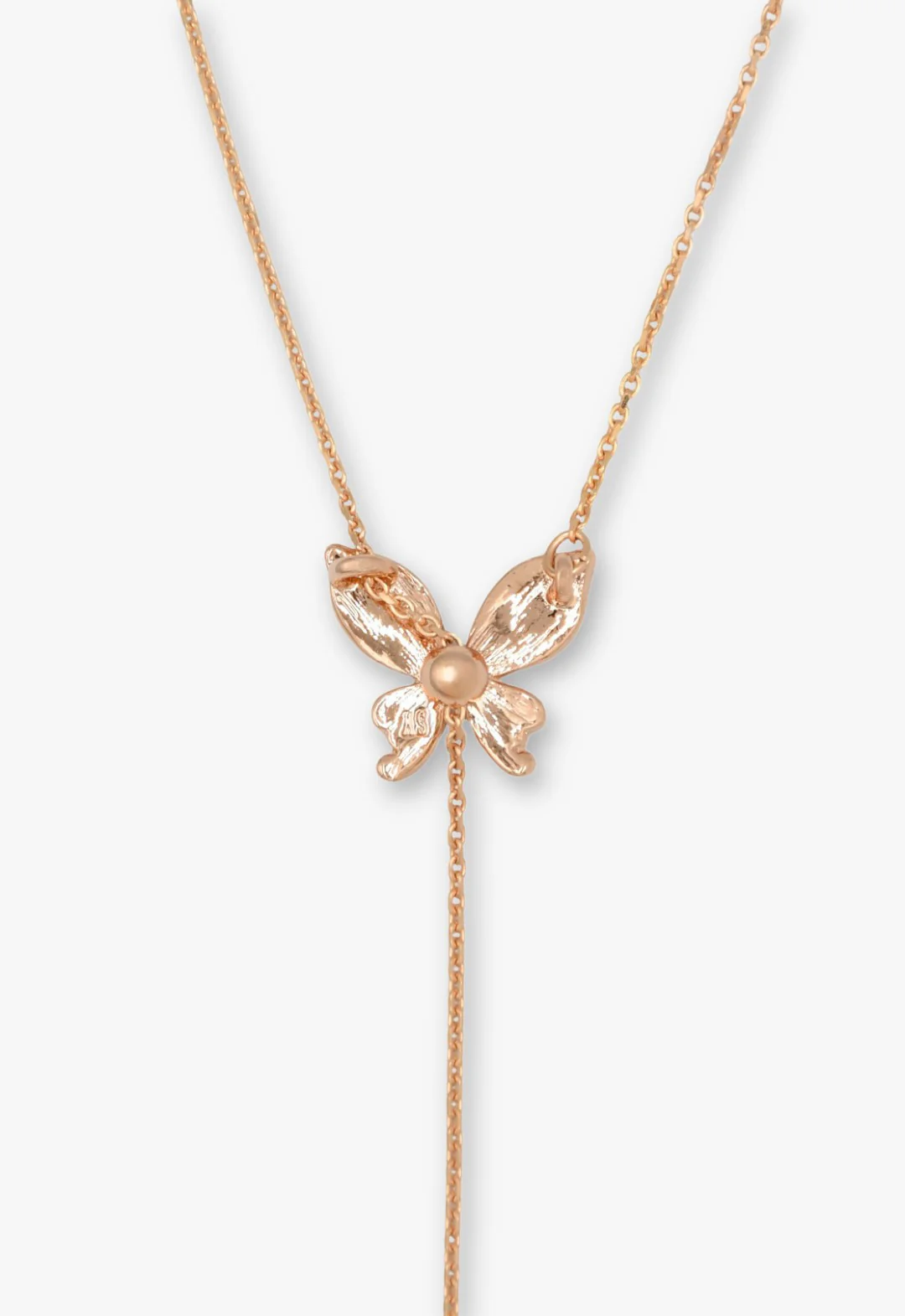 Crystal Bloom Butterfly Necklace - Image 4