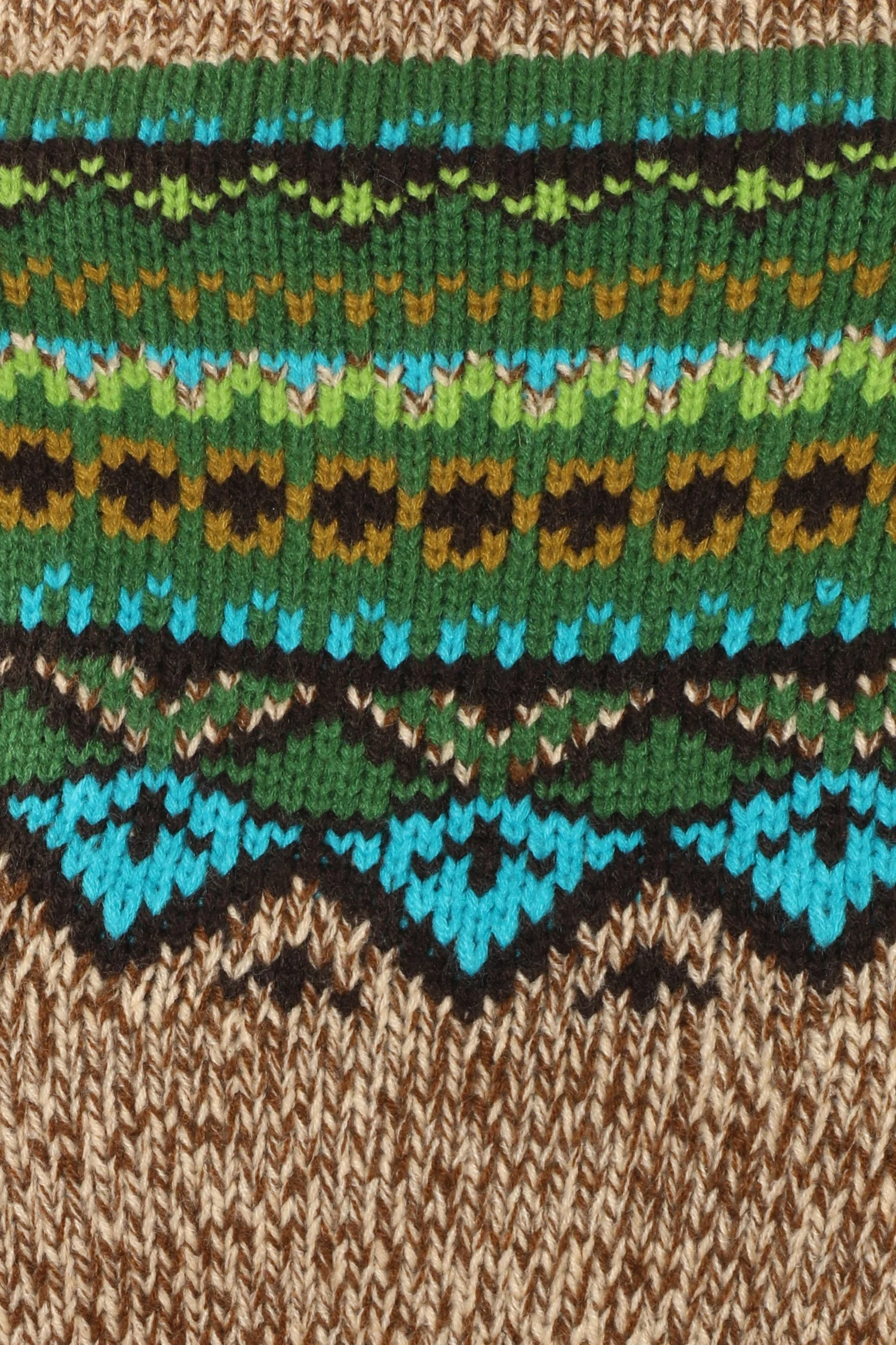 Fair Isle Sweater - Teal - Image 8