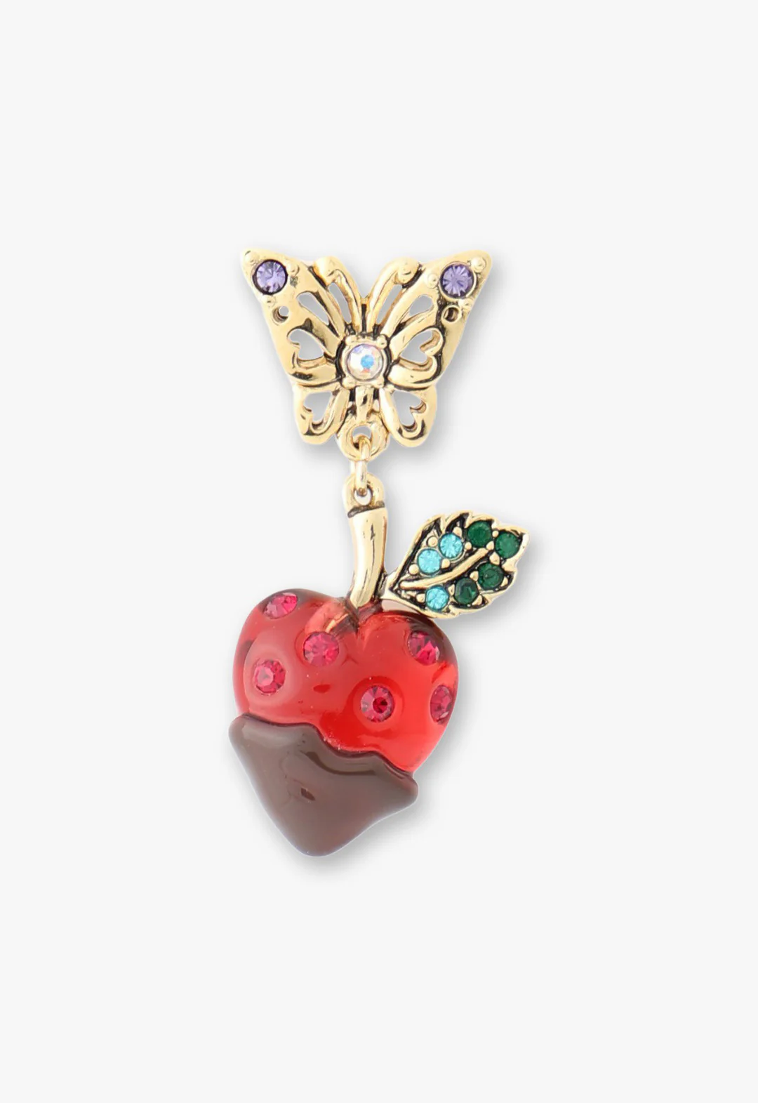 Chocolate Covered Strawberry Earrings - Red Multi - Image 2