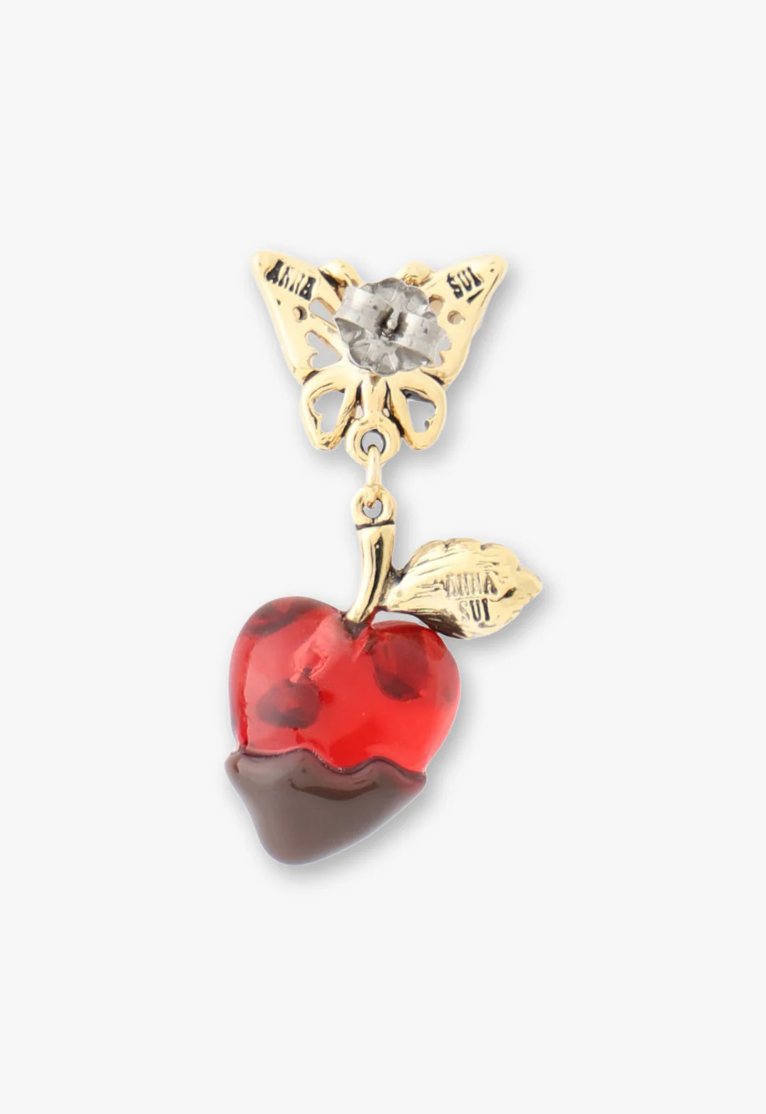 Chocolate Covered Strawberry Earrings - Red Multi - Image 3