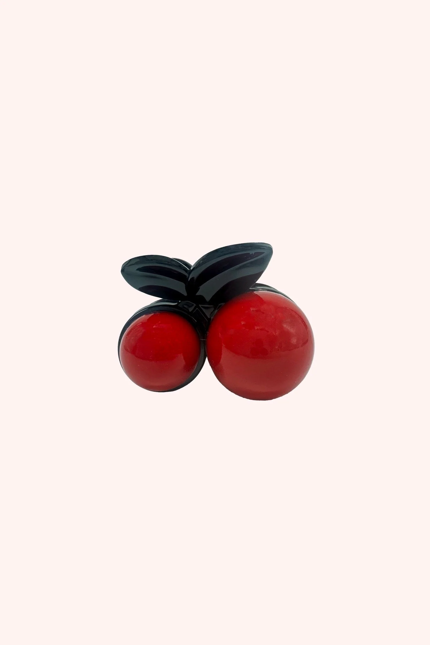 Jumbo Cherry Jaw Clip - Black