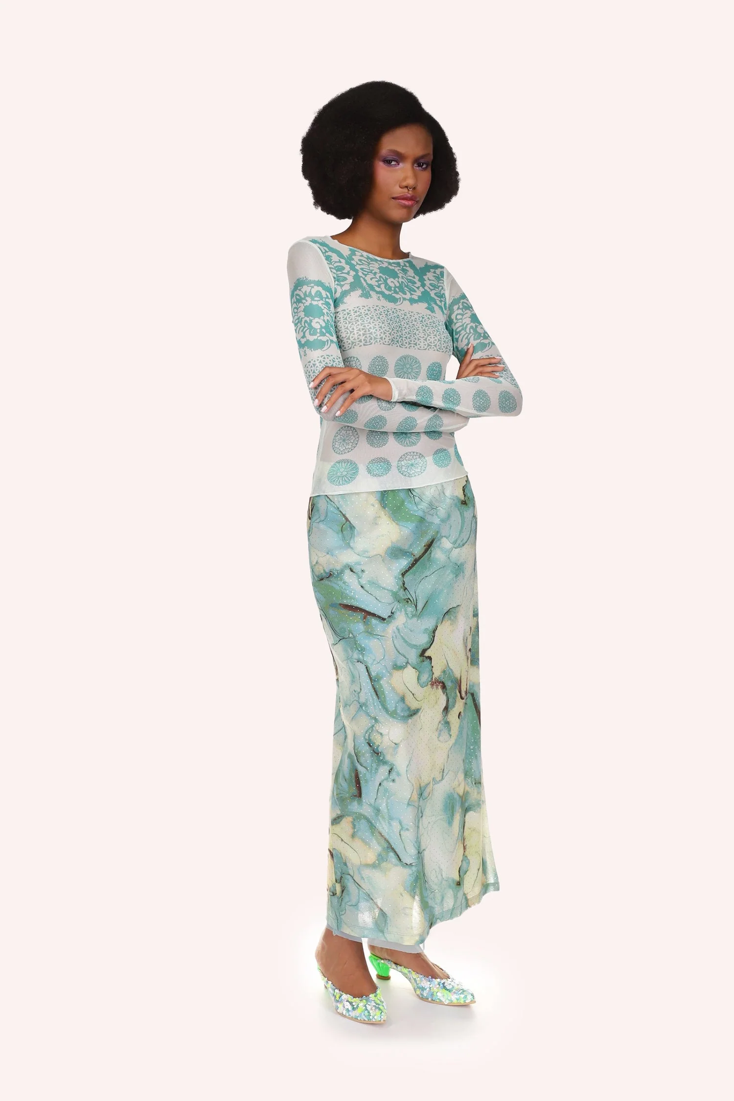 Cosmos Mesh Skirt - Image 4