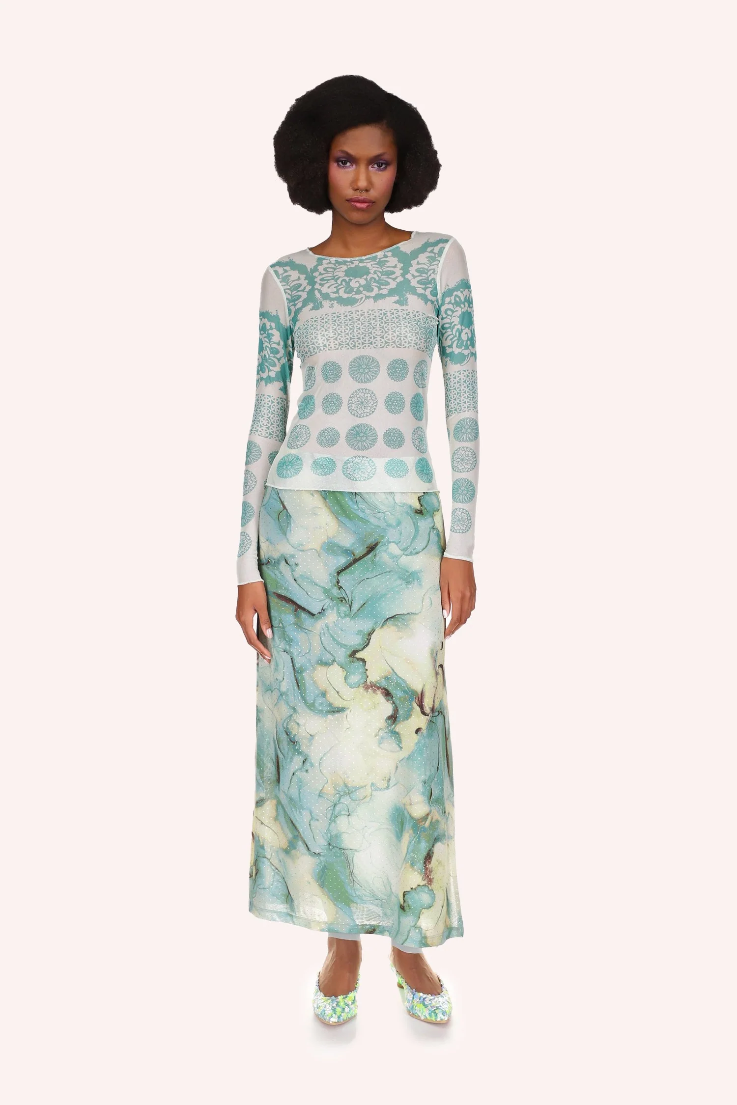 Cosmos Mesh Skirt - Image 5