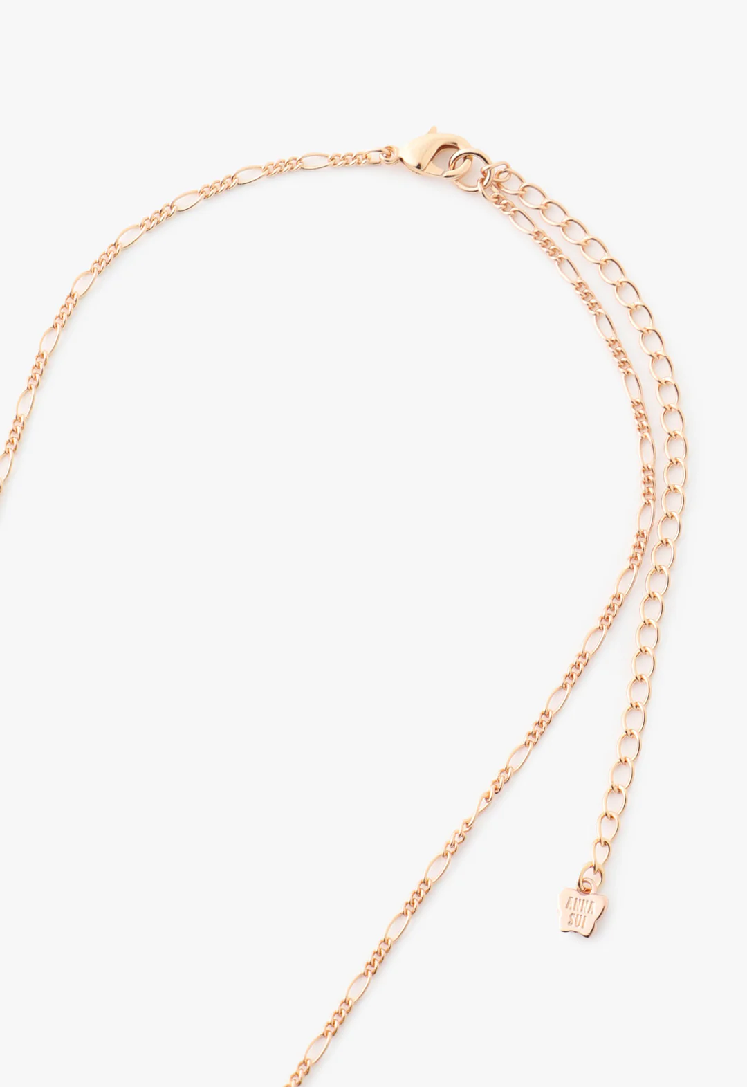 Bejeweled Butterfly Princess Necklace - Pink Rose Gold - Image 3