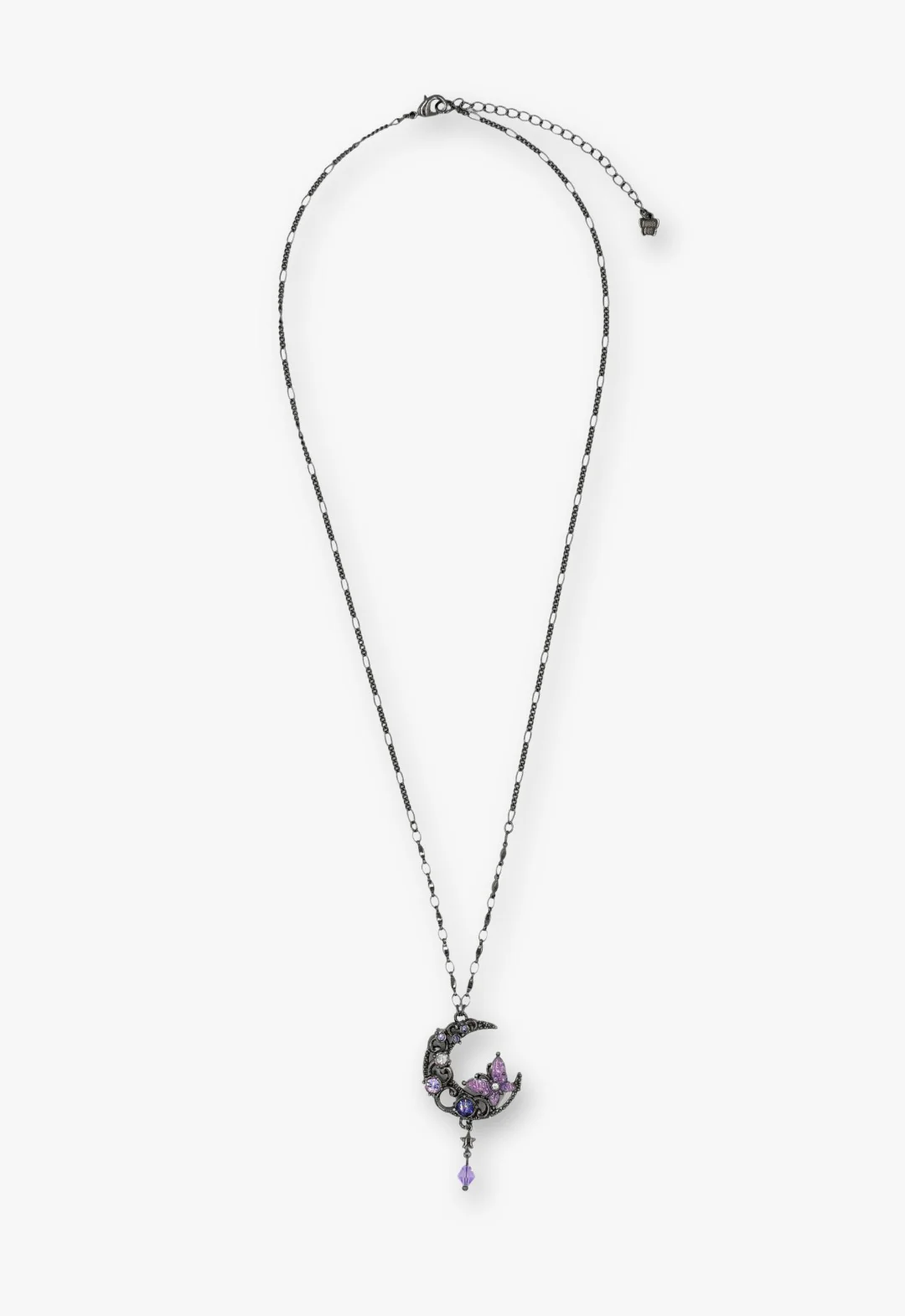 Dark Moon Butterfly Necklace – Gunmetal