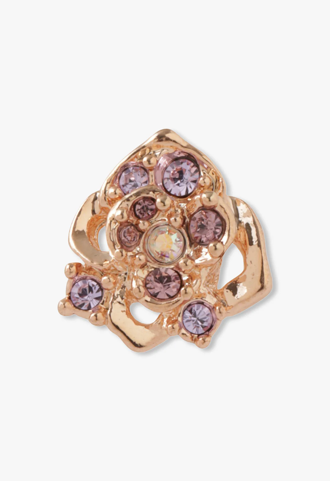 Enchanted Rose Earrings - Rose Gold - Image 2