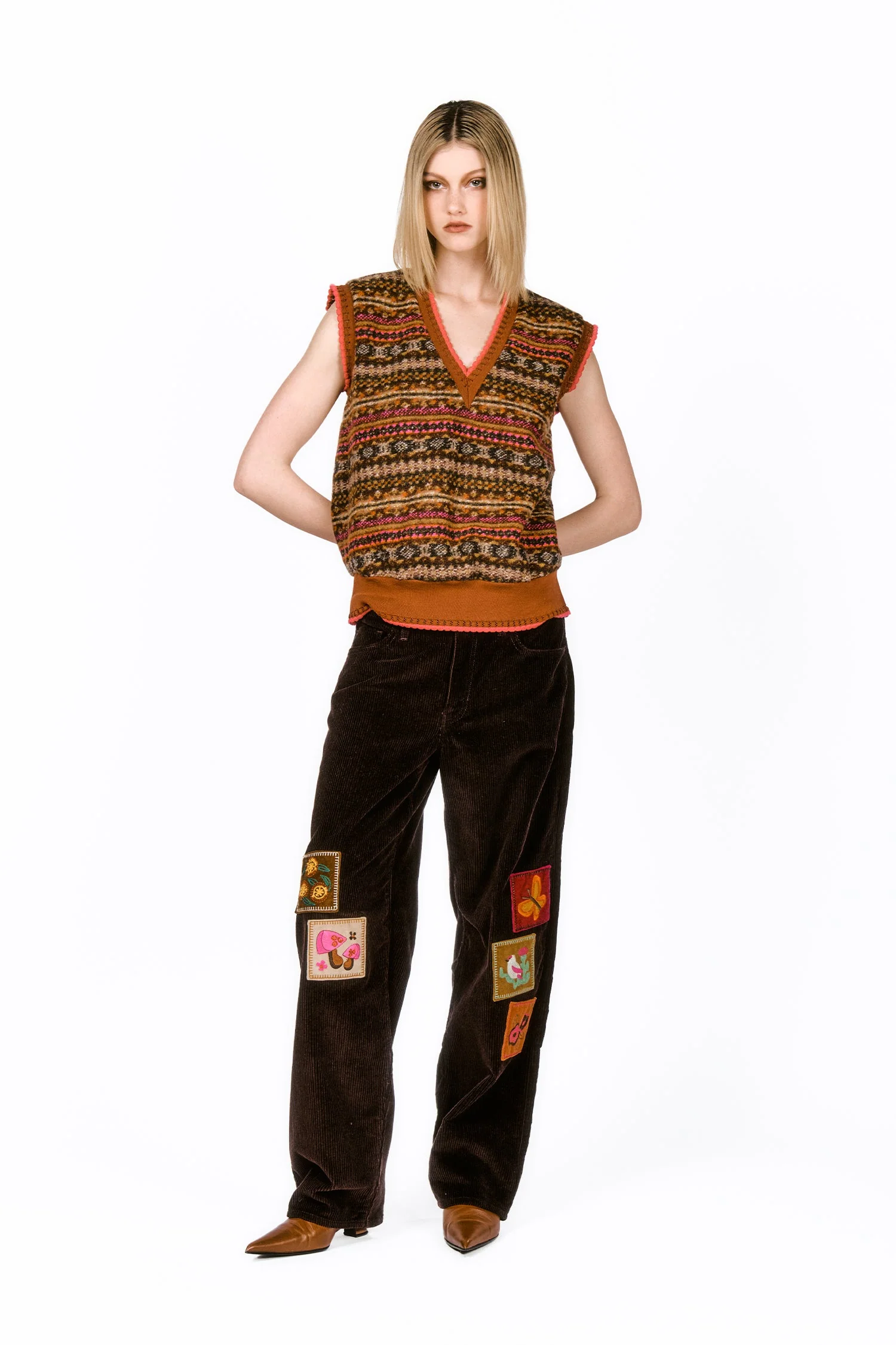 Fair Isle Fleece Vest - Image 6