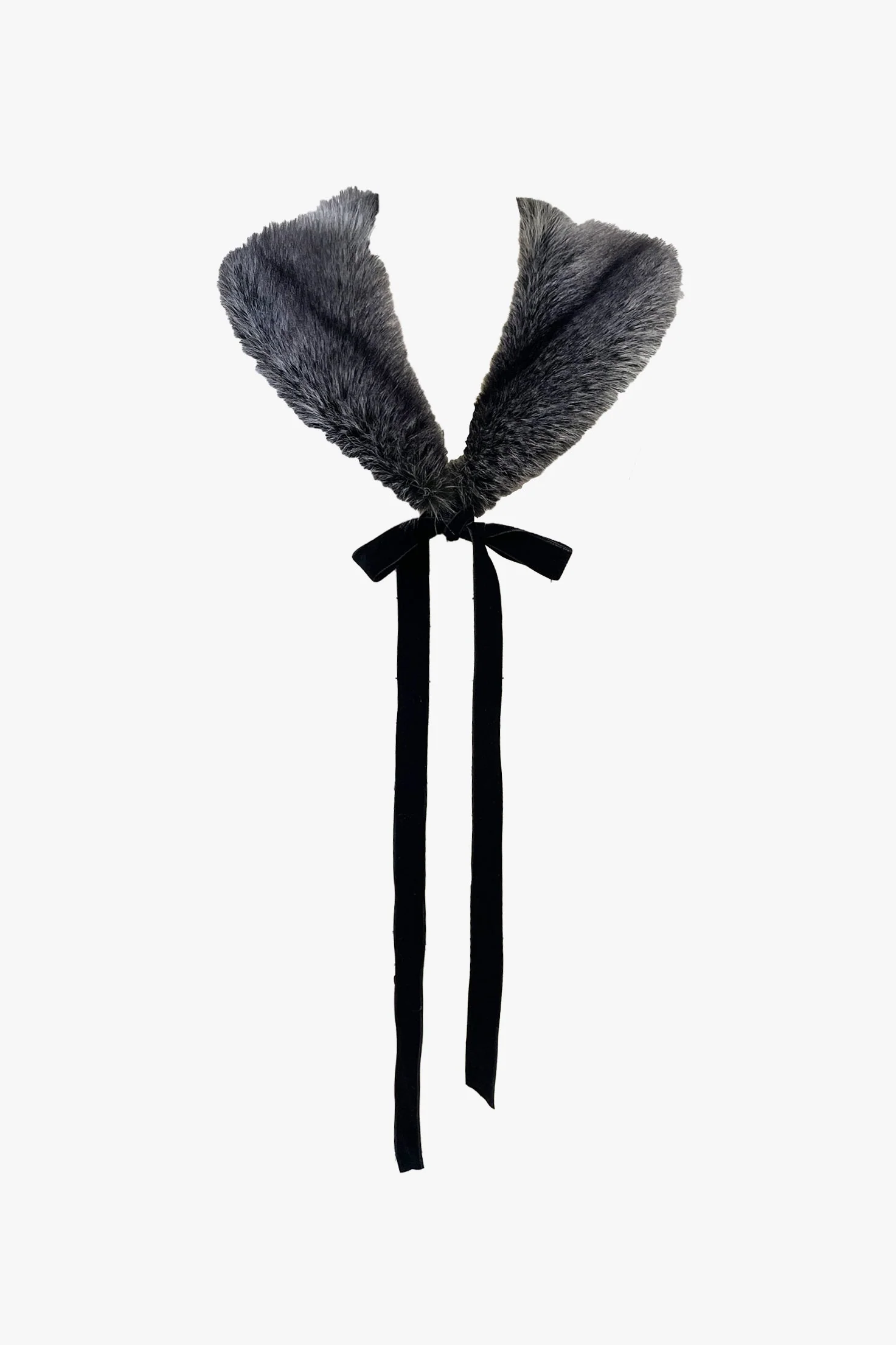 Faux Silver Fox Collar