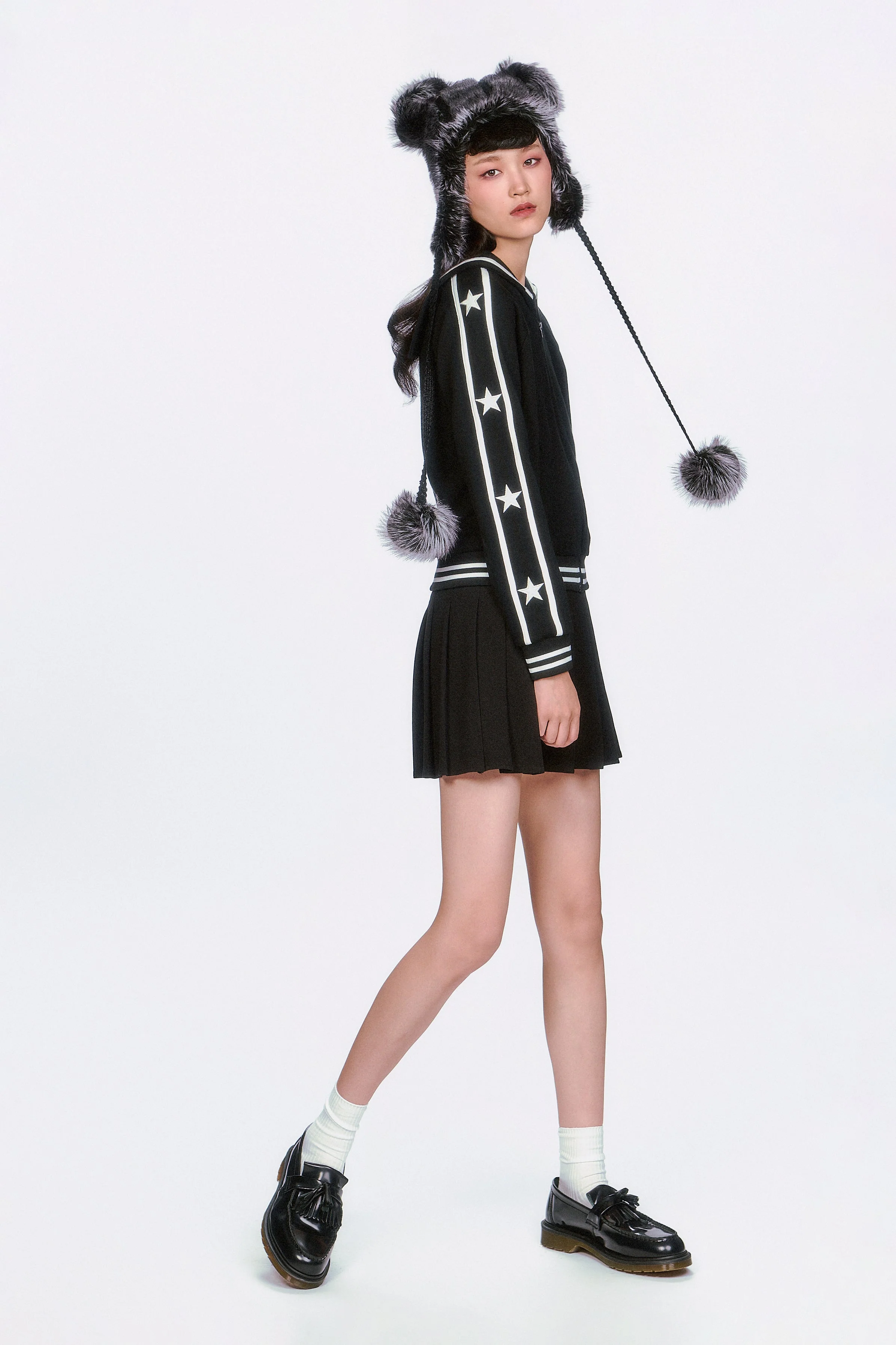 Faux Silver Fox Hat - Image 5