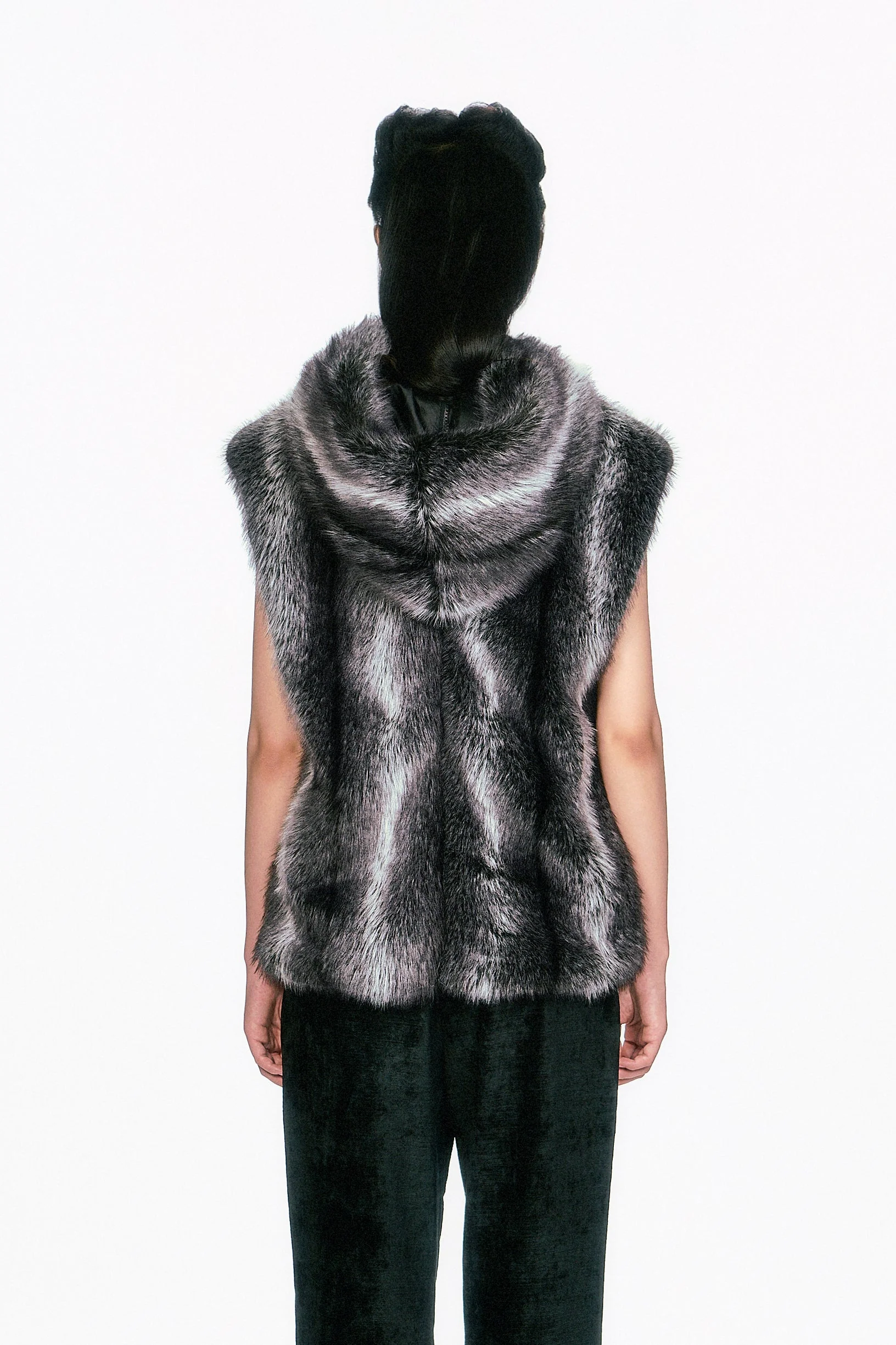 Faux Silver Fox Hoodie - Image 5