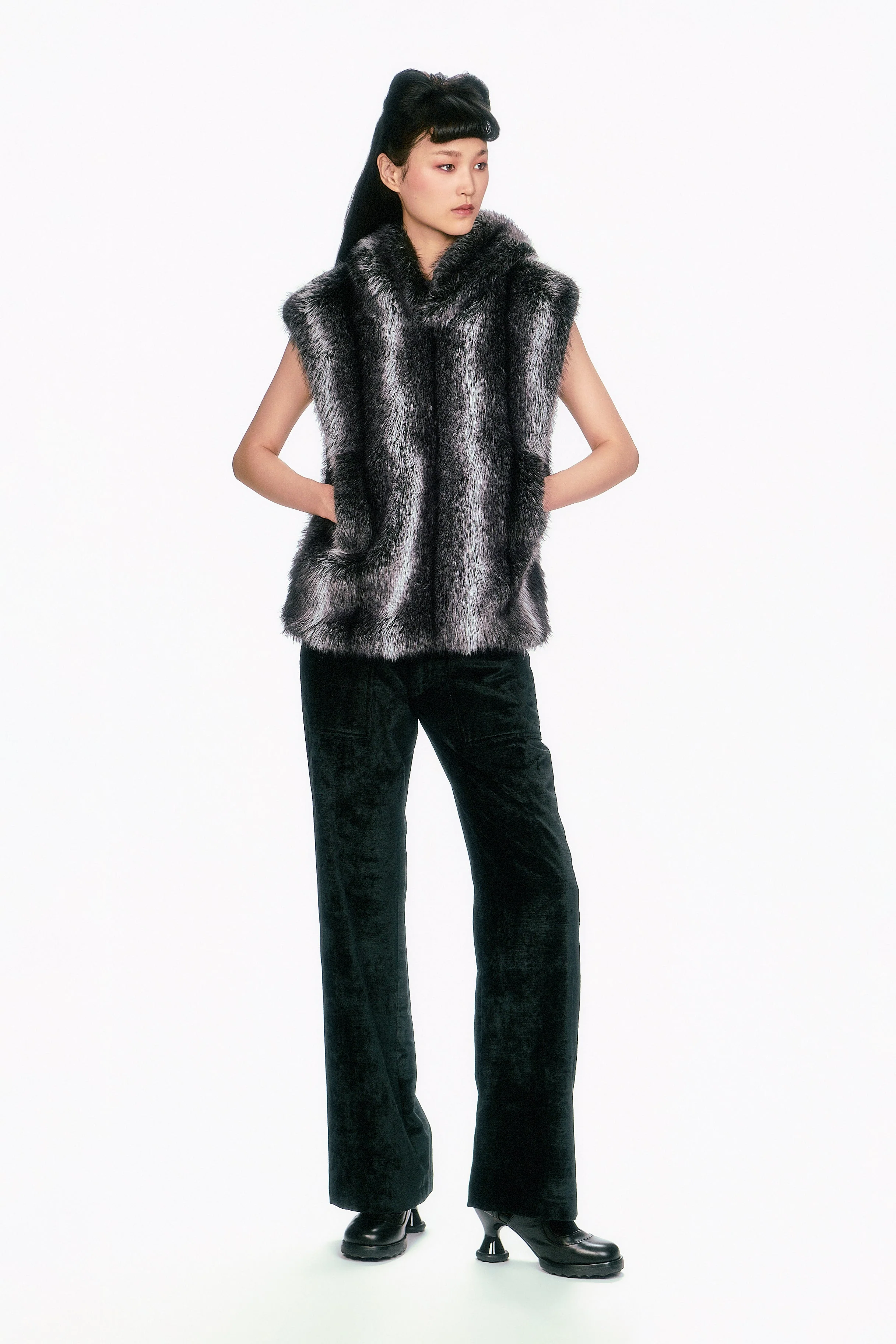 Faux Silver Fox Hoodie - Image 6