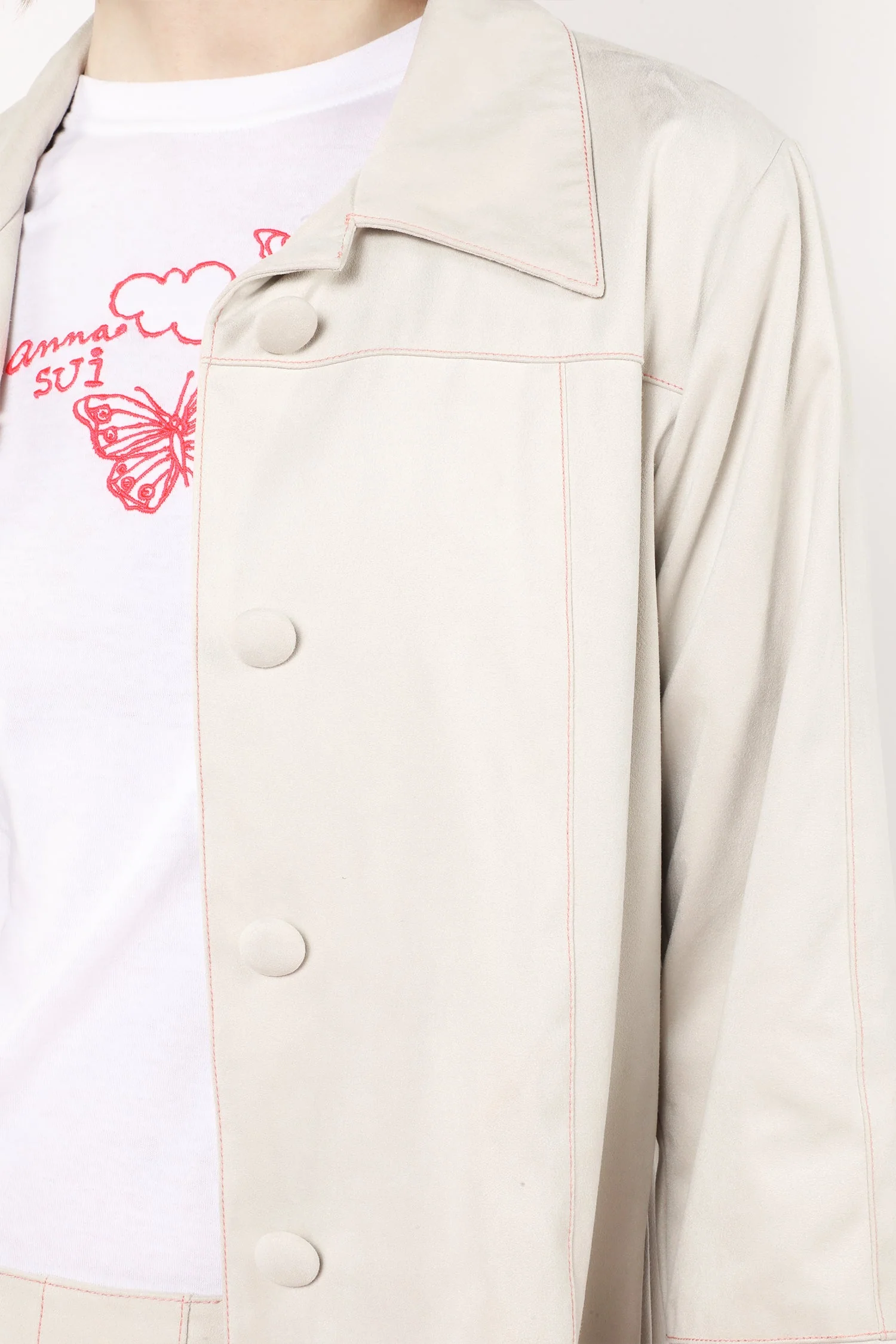 Faux Suede Coat - Image 9