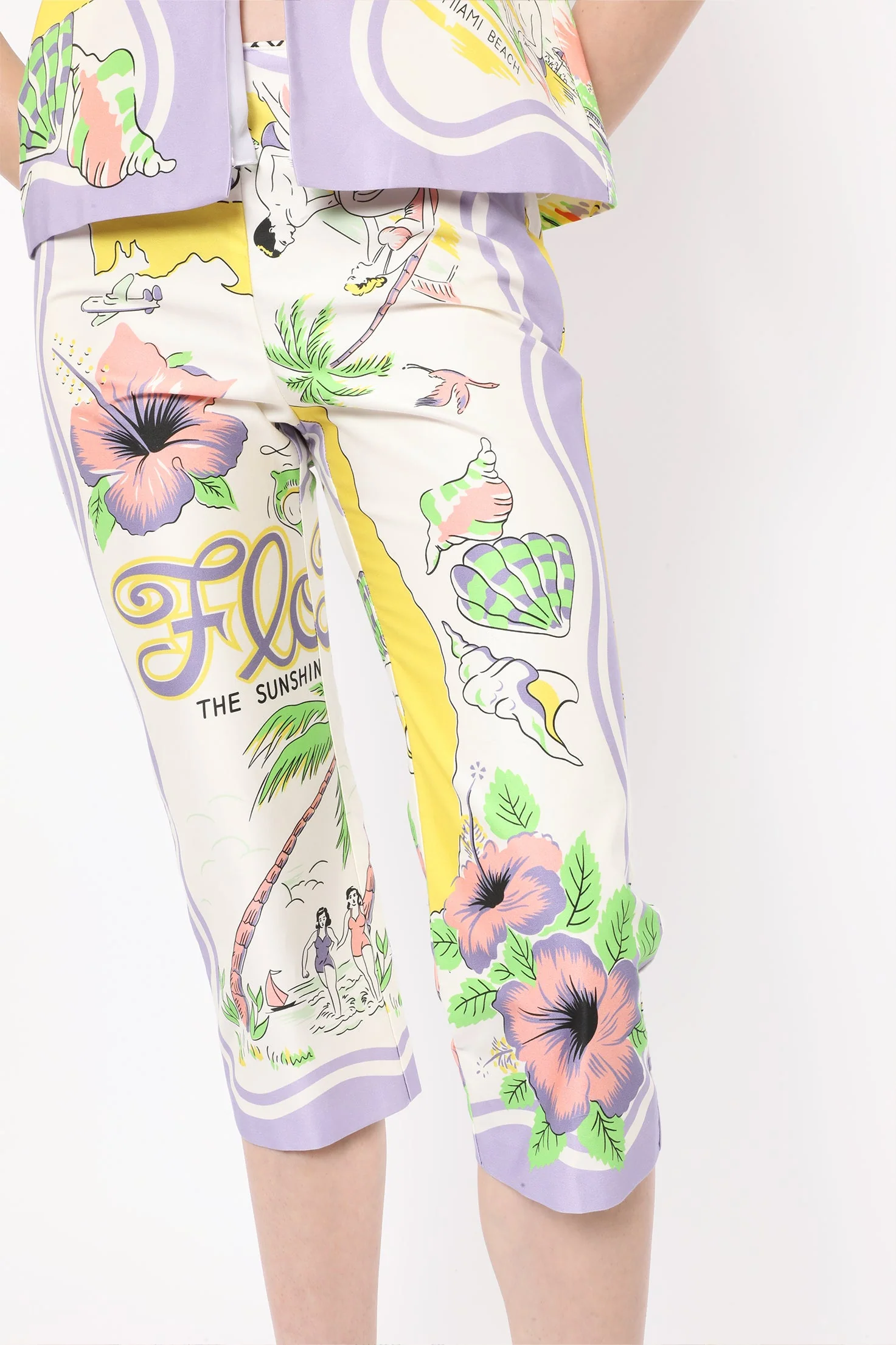 Florida Cotton Sateen Capri Pants - Image 5