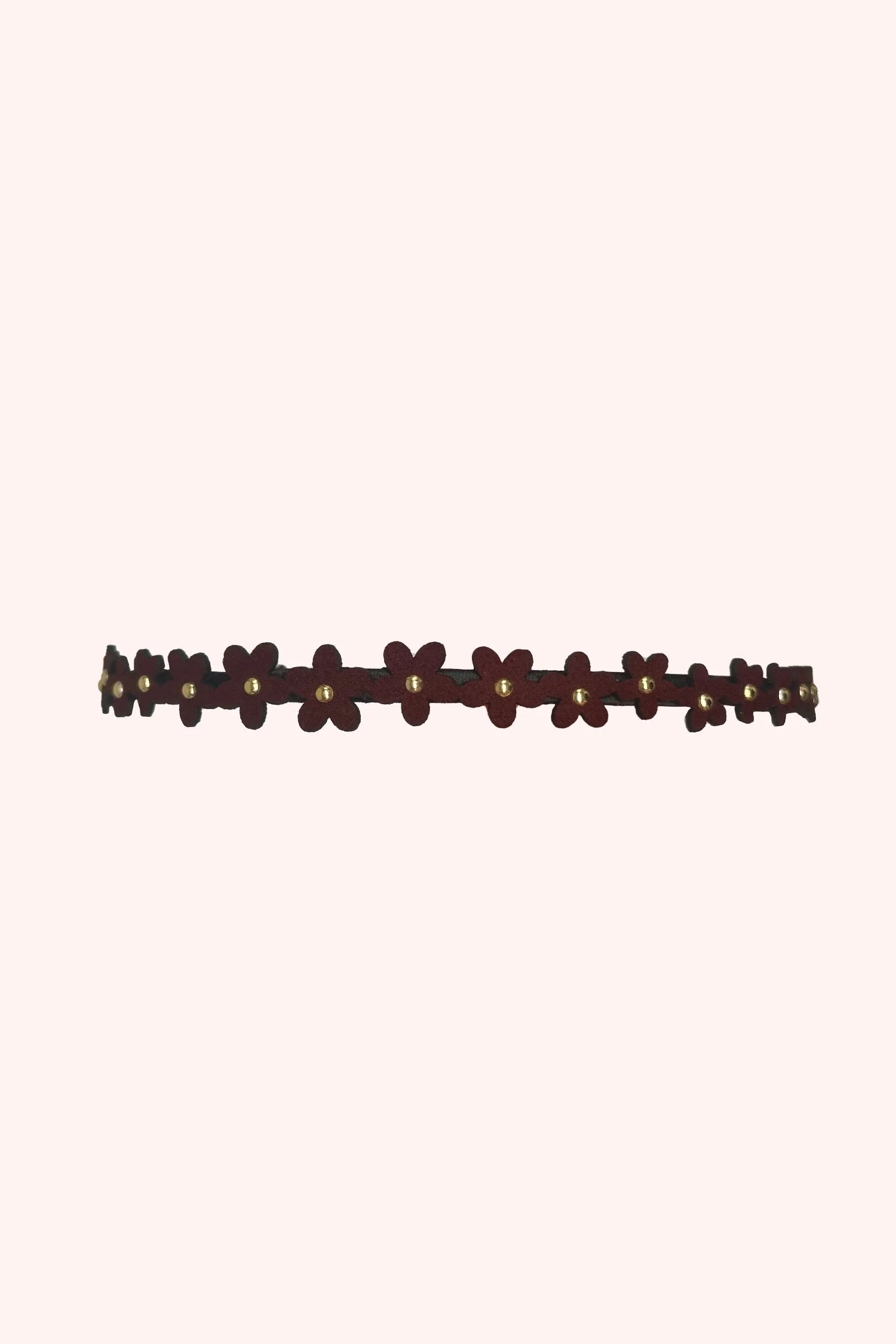 Forget Me Not Headband - Maroon - Image 2