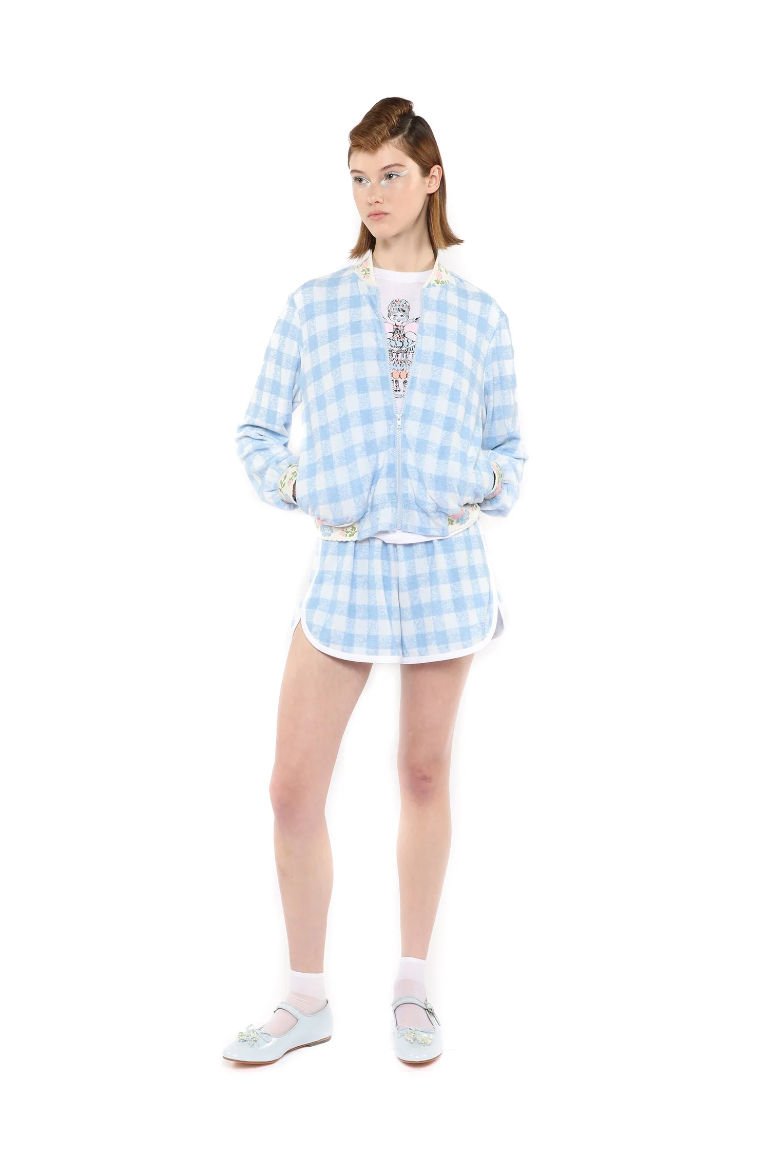 Gingham Terry Shorts - Image 5