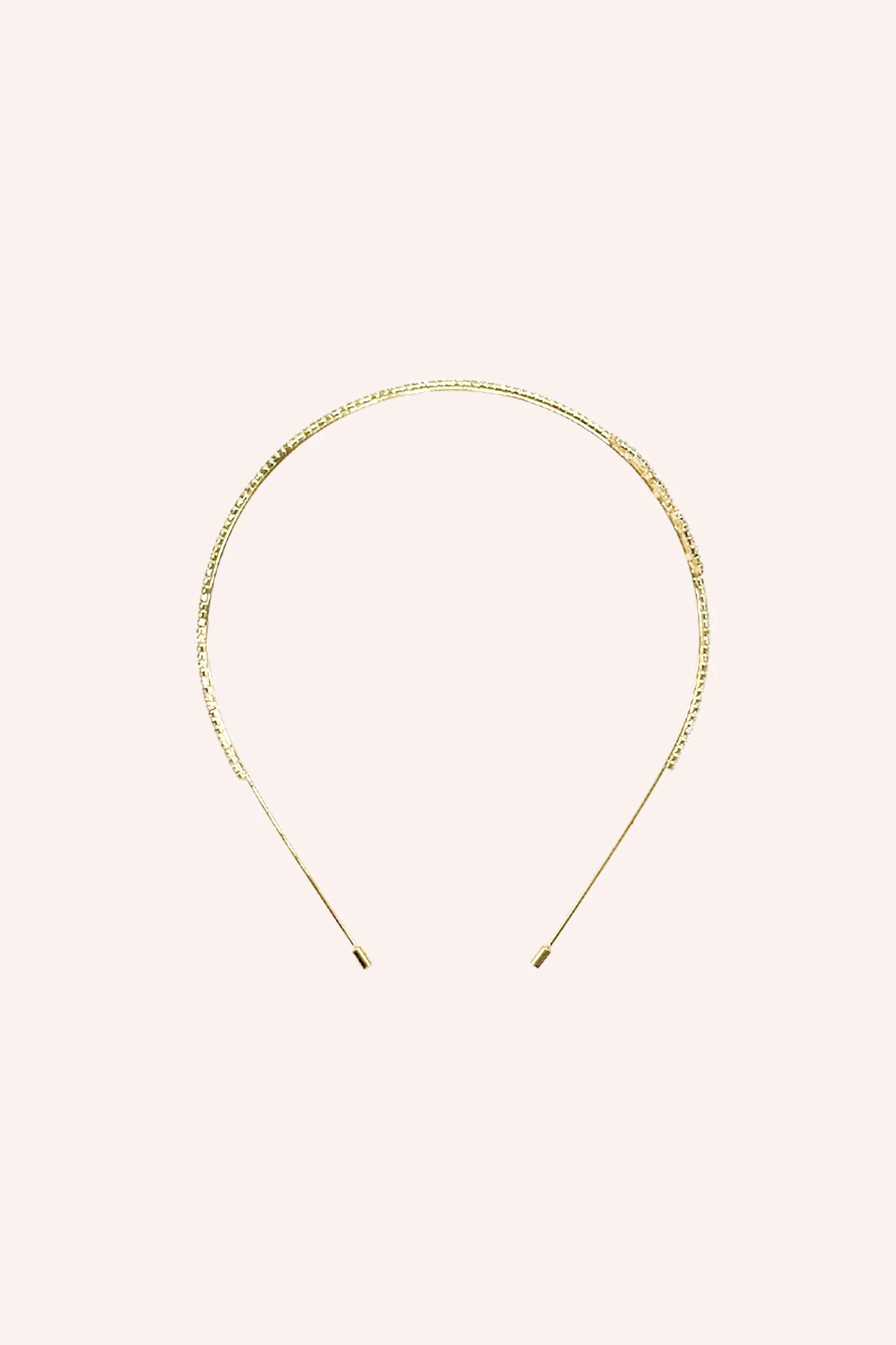 Gold Rose Cutout Flower Headband