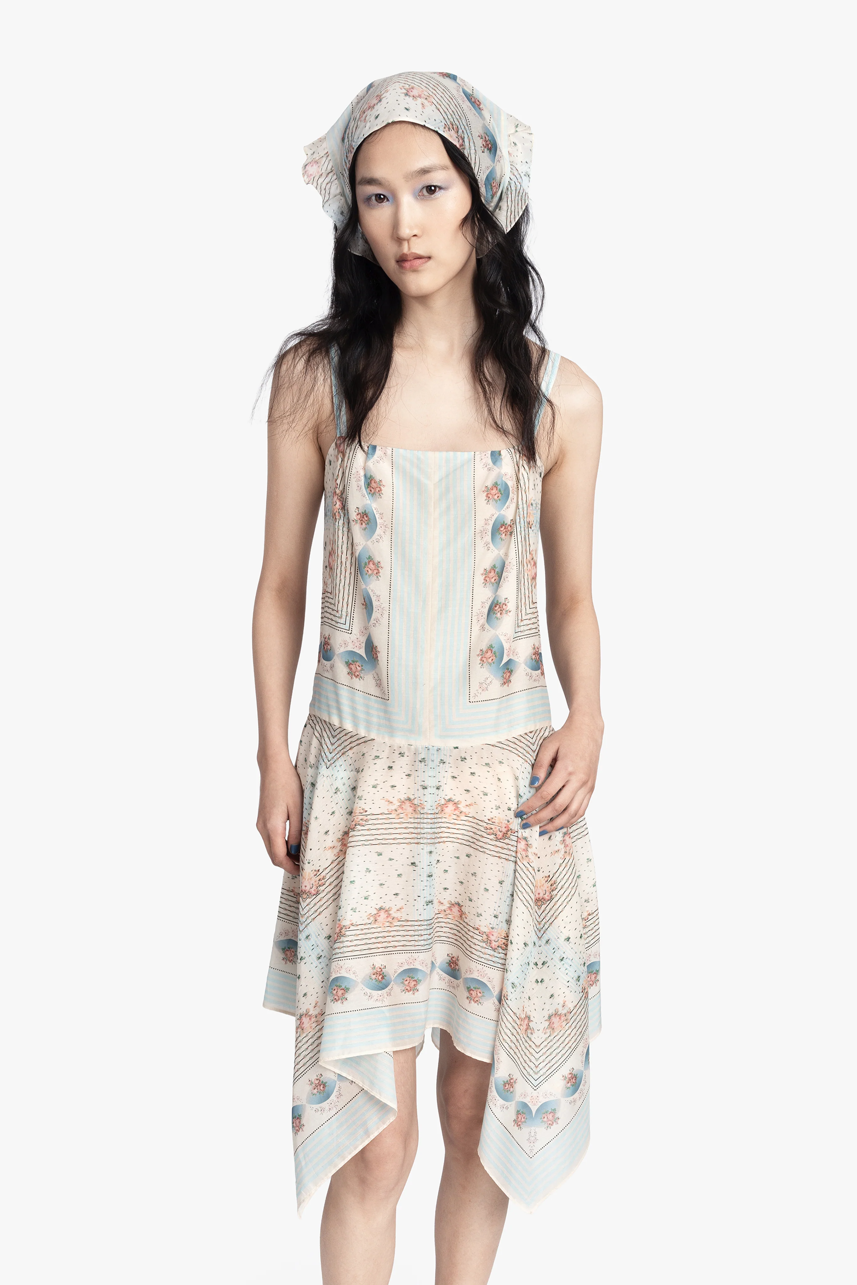 Heritage Scarf Print Dress