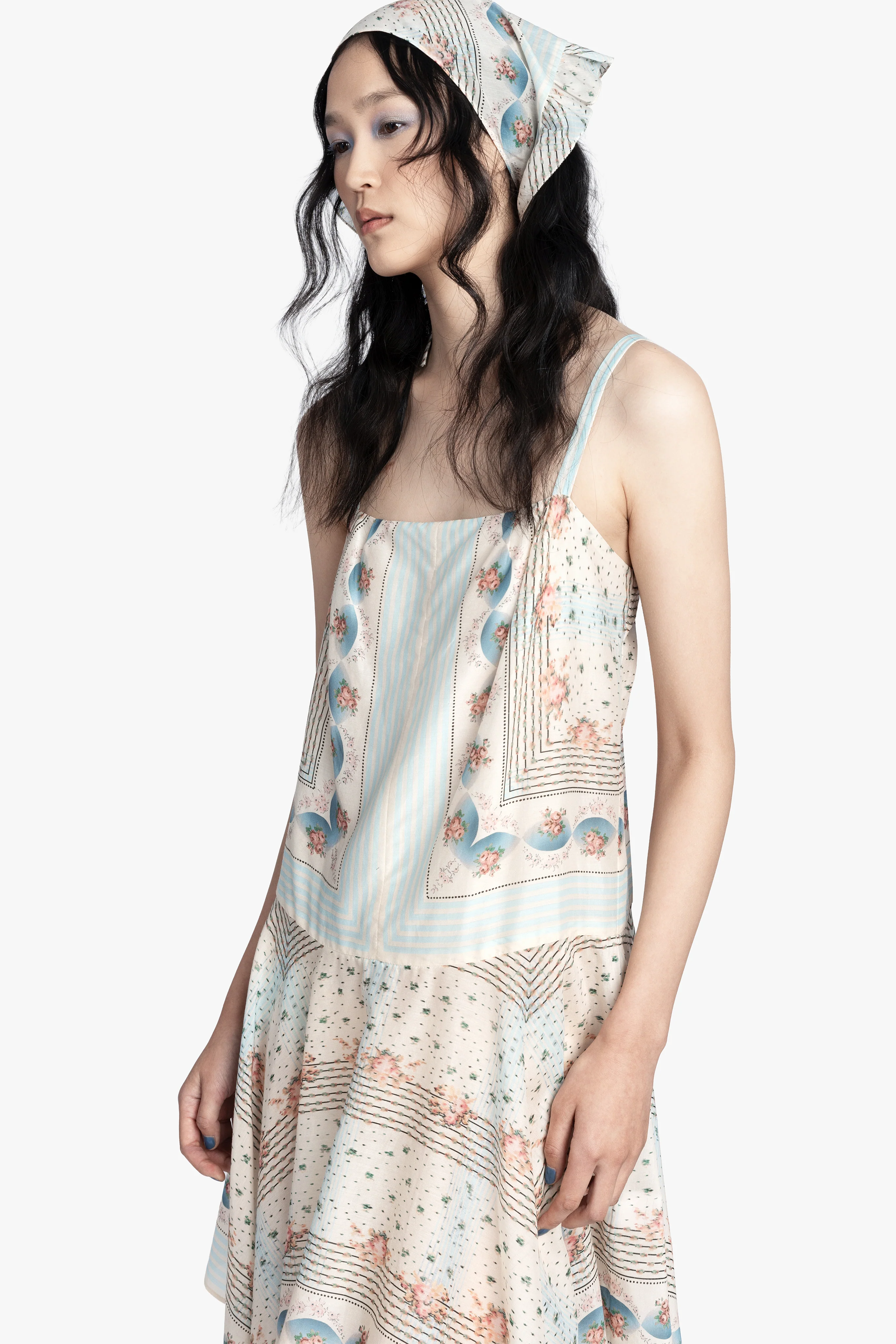 Heritage Scarf Print Dress - Image 2