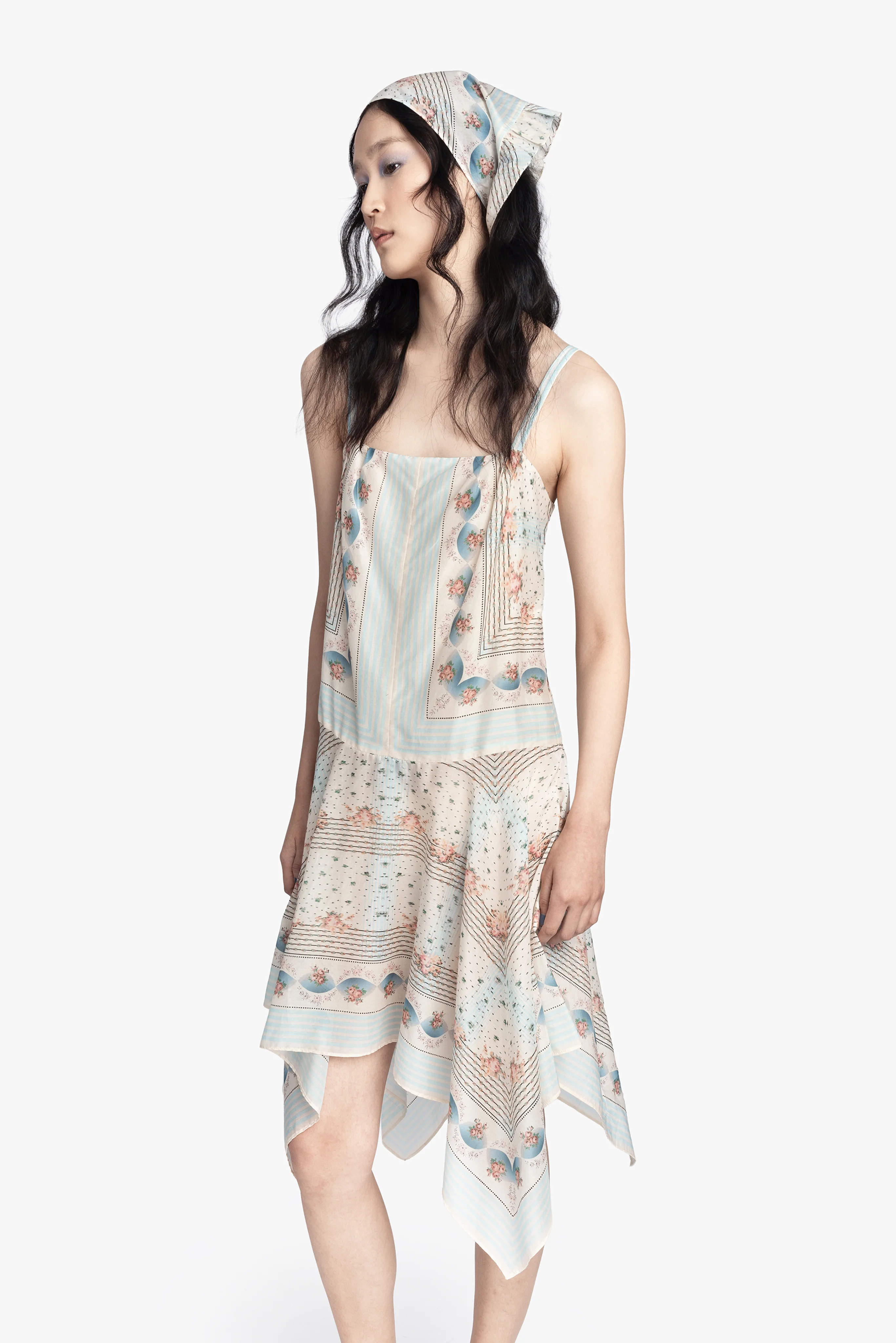 Heritage Scarf Print Dress - Image 3