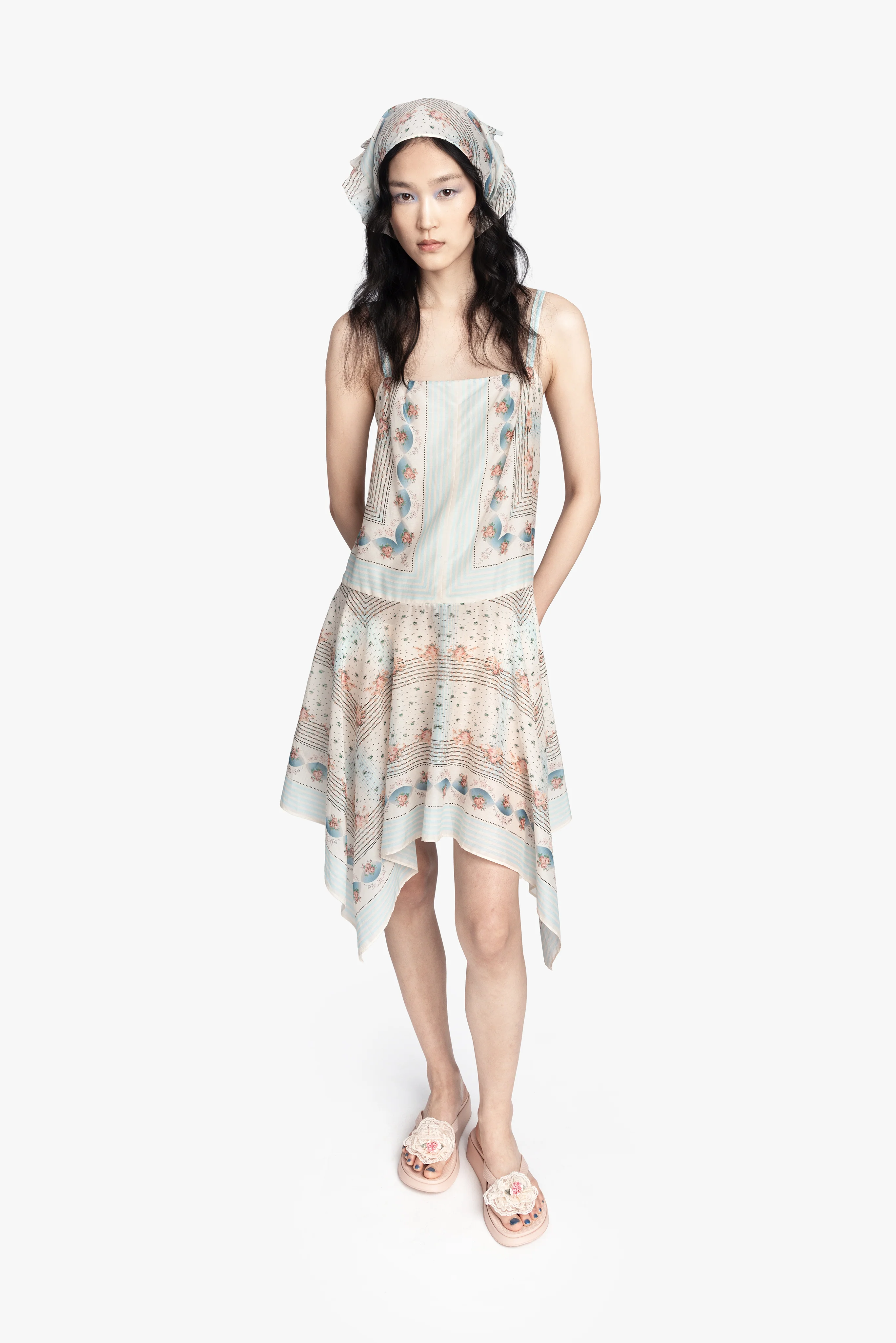 Heritage Scarf Print Dress - Image 5