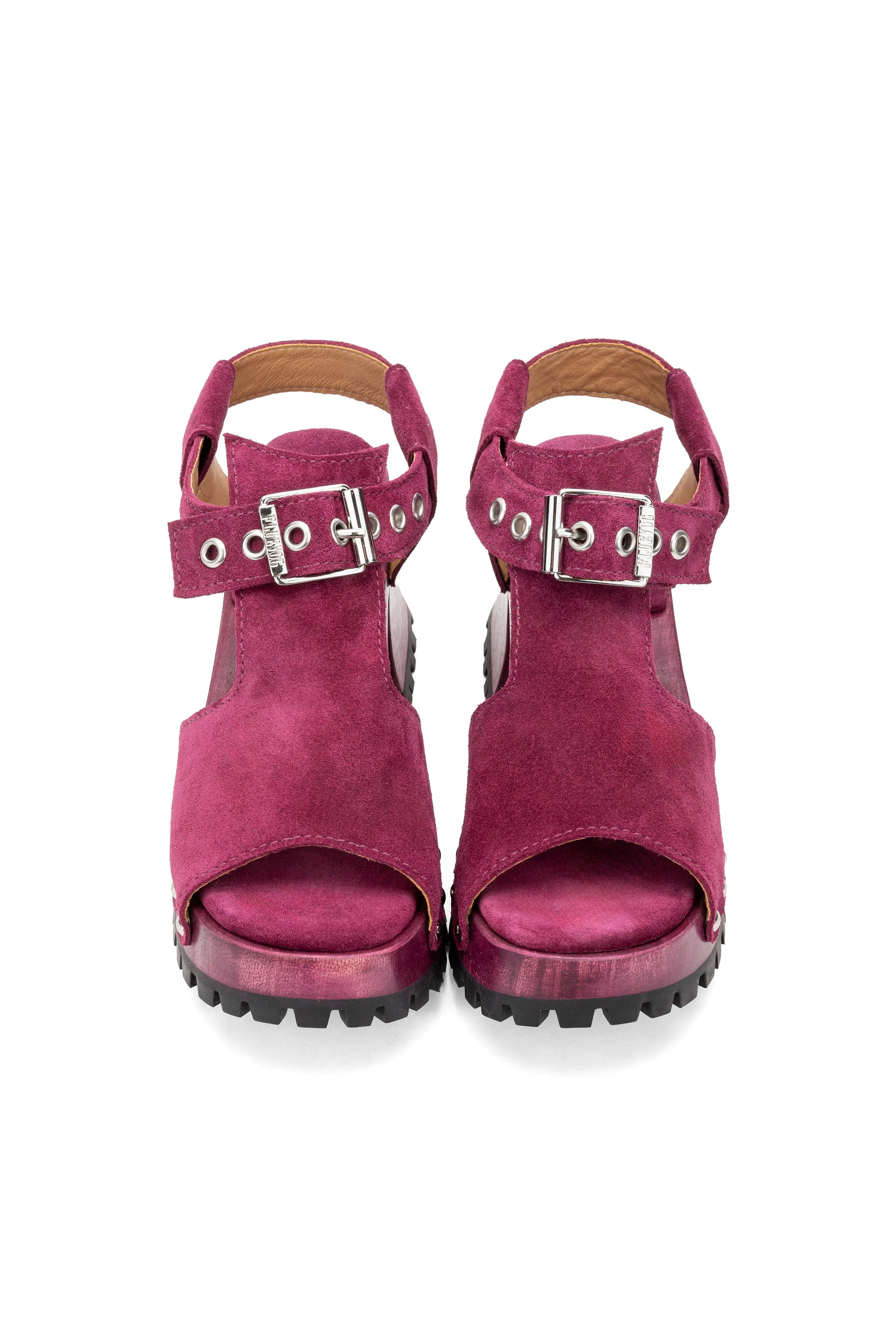 John Fluevog x Anna Sui Clog Sandals - Purple - Image 3