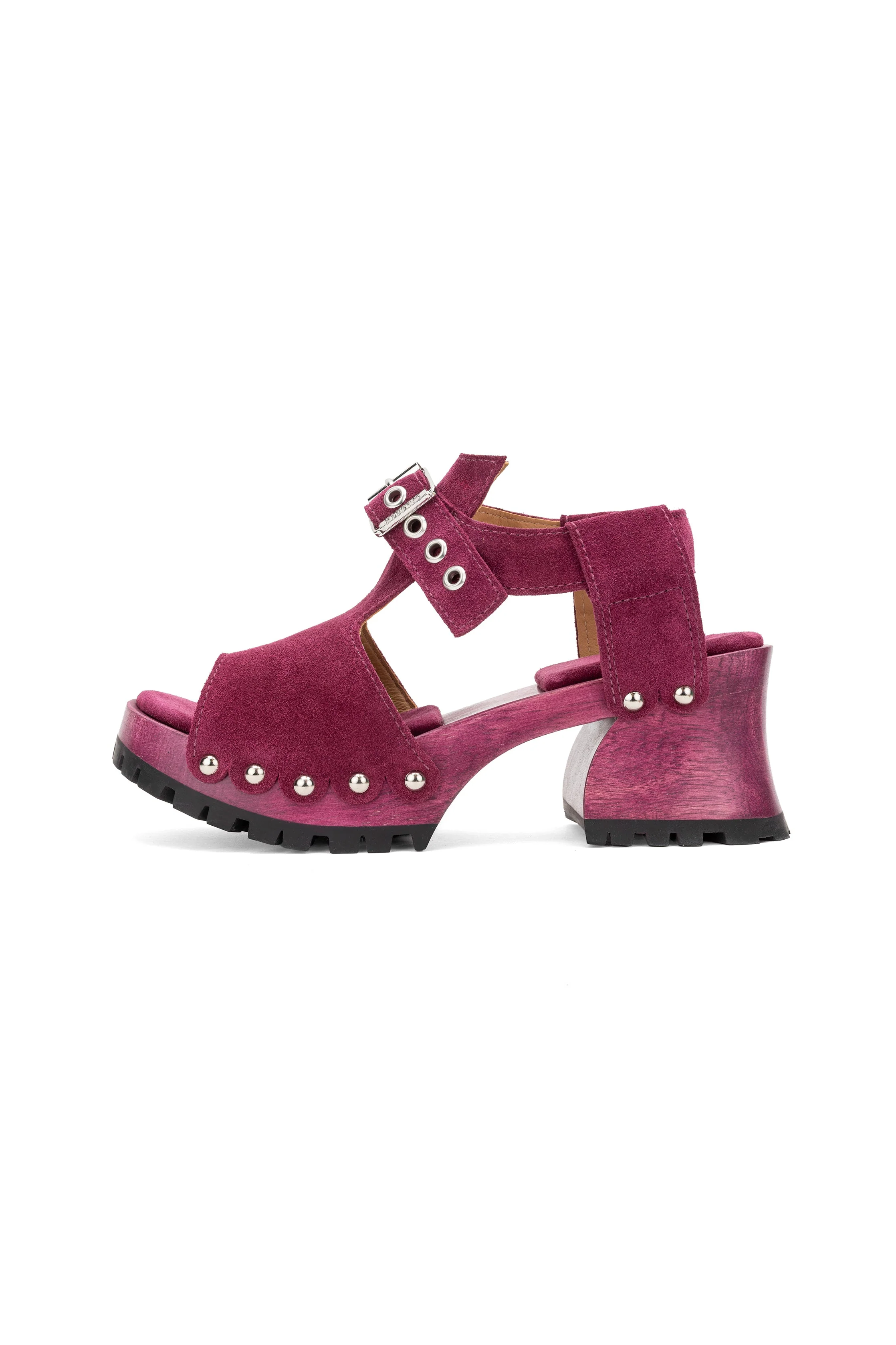 John Fluevog x Anna Sui Clog Sandals - Purple - Image 4