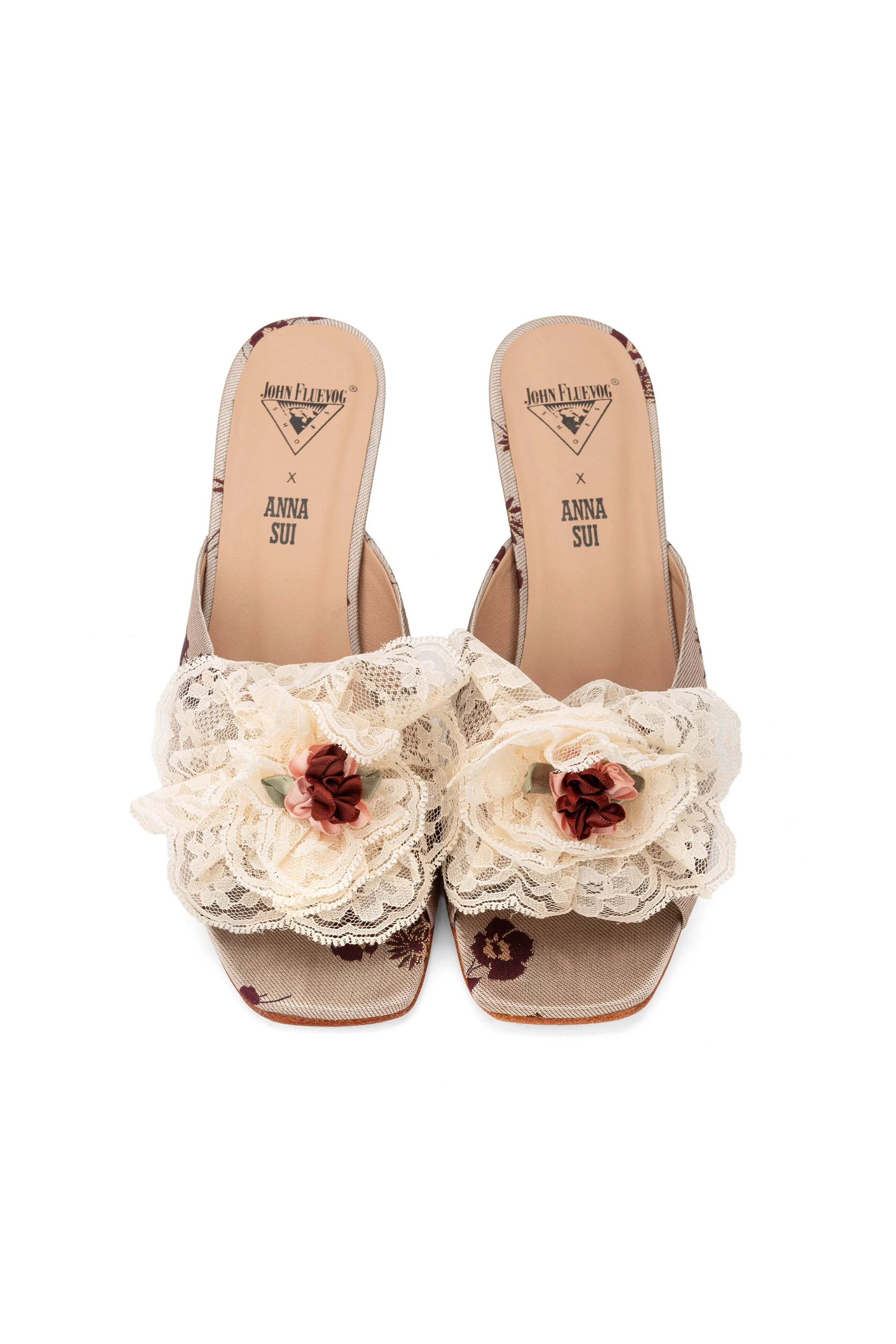 John Fluevog x Anna Sui Mules- Wildflower - Image 3