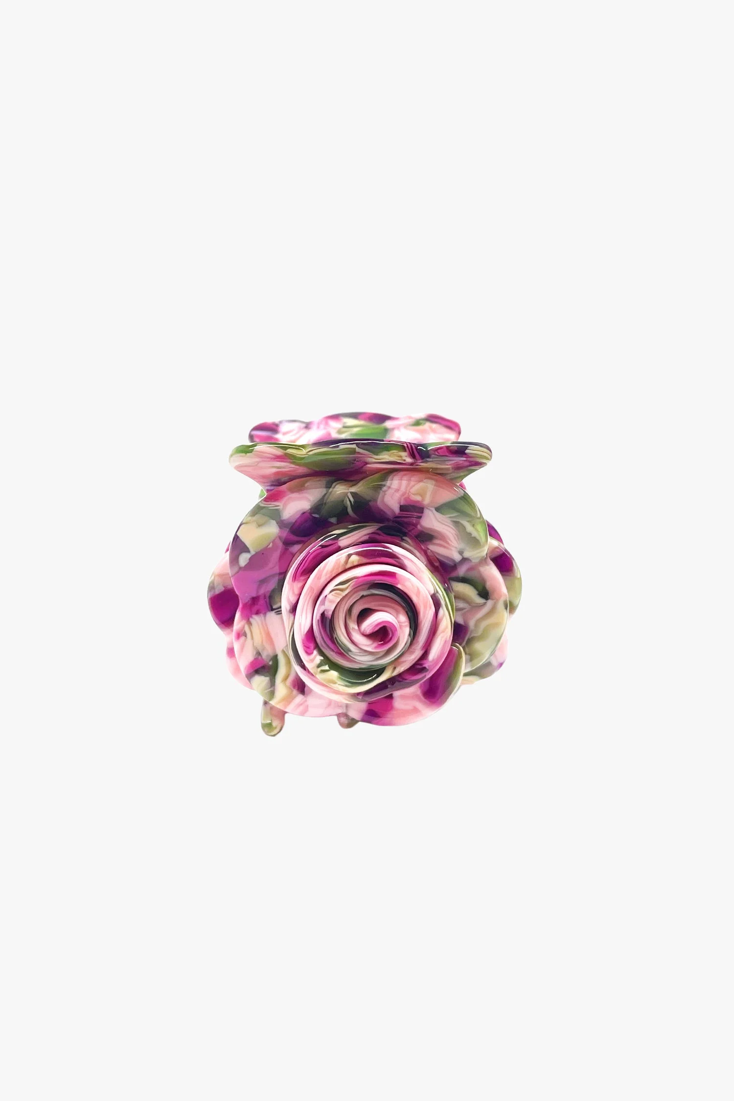 Layered Rosette Hair Jaw Clip - Multi Color