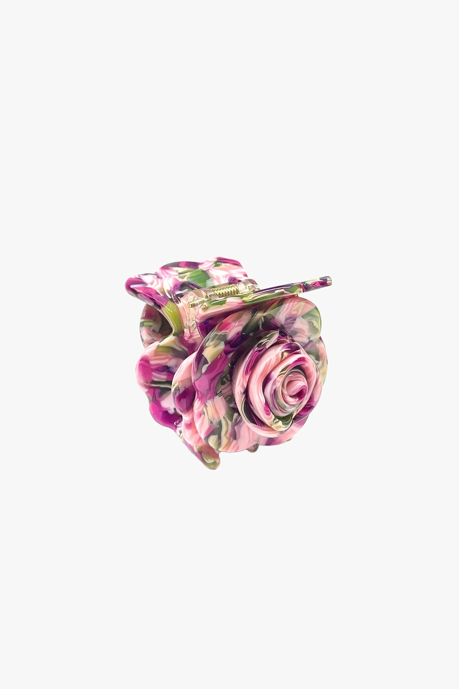 Layered Rosette Hair Jaw Clip - Multi Color - Image 3