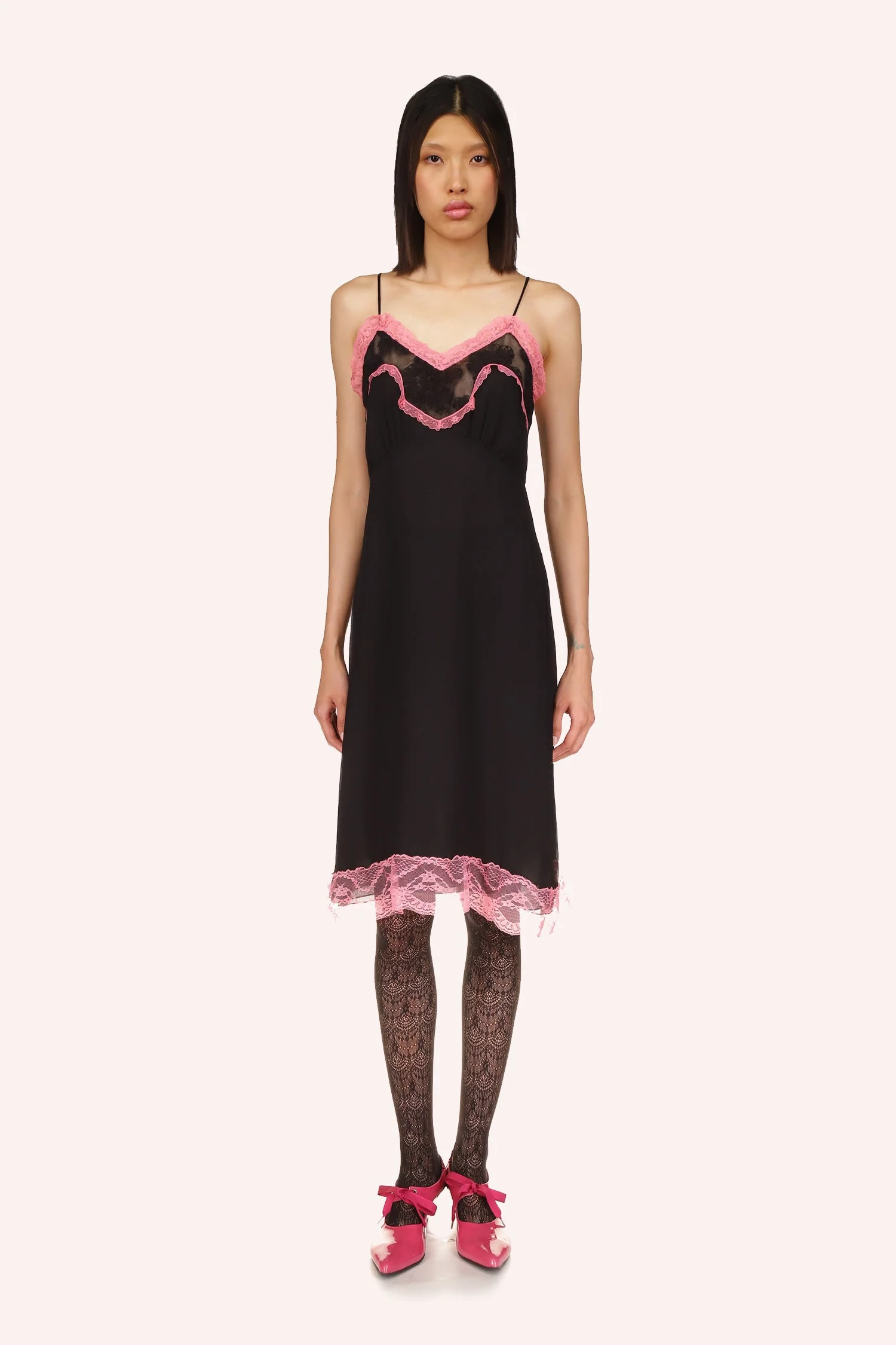 Lingerie Chiffon Slip Dress - Image 2