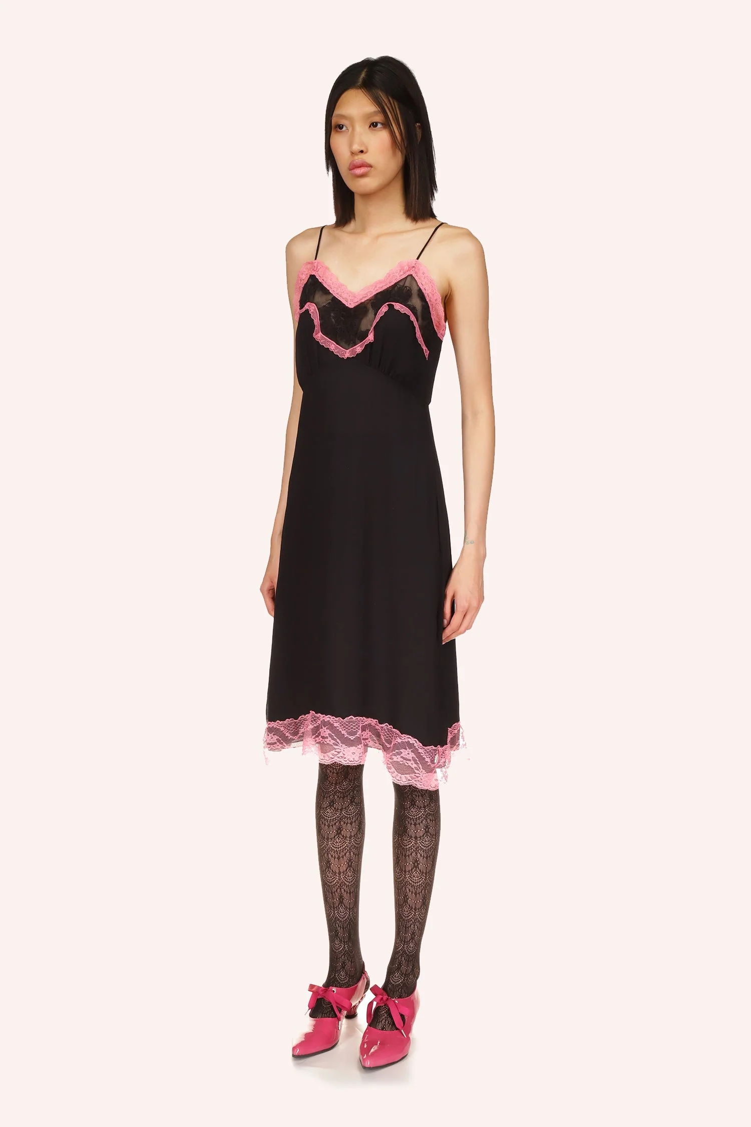 Lingerie Chiffon Slip Dress - Image 5